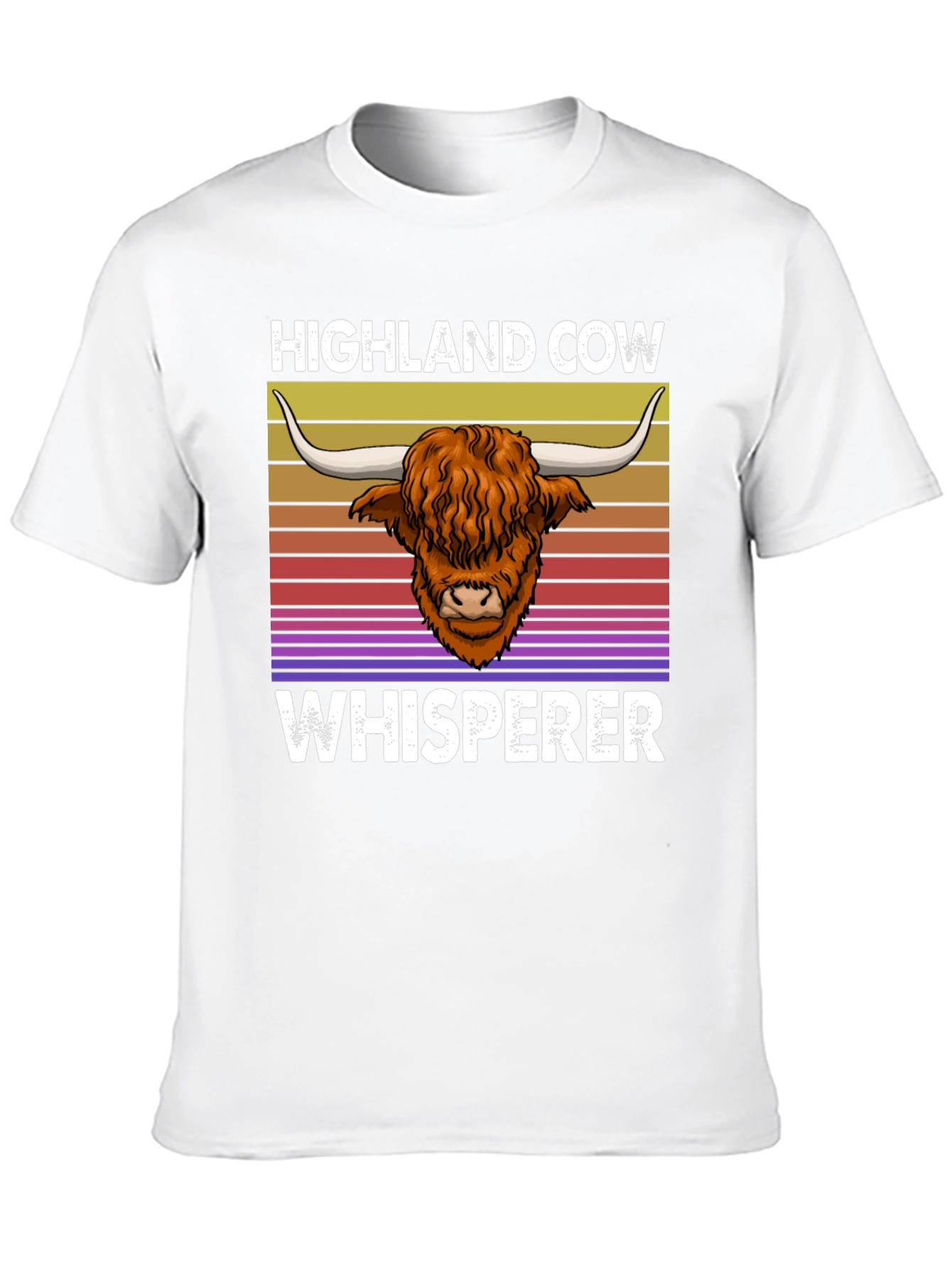 Highland Cow Whisperer T-Shirt - Unique Animal Lover Tee