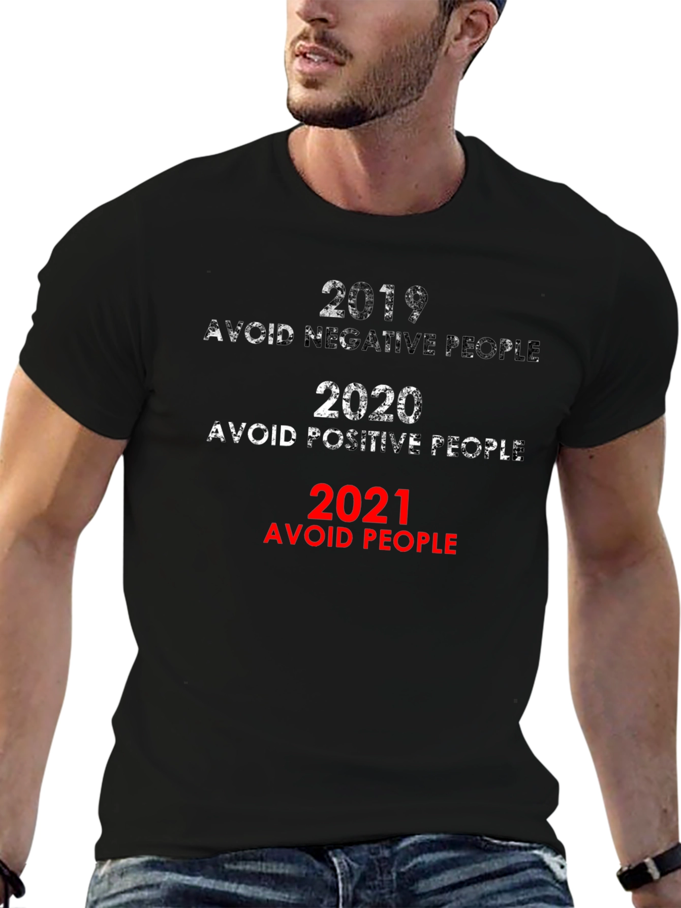 2019-2021 Avoid People Sarcastic T-Shirt