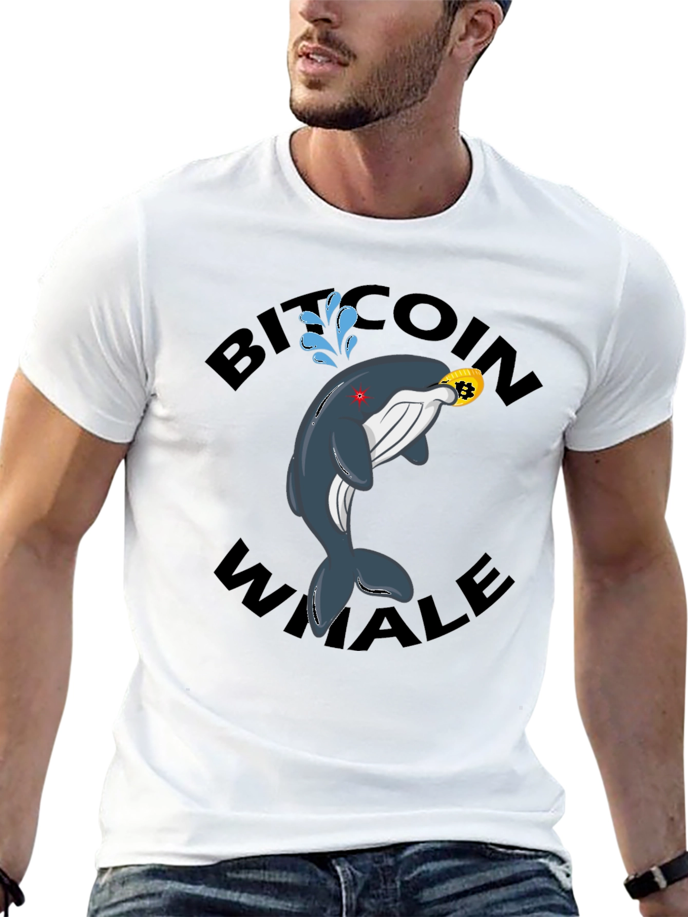 Bitcoin Whale Graphic Tee