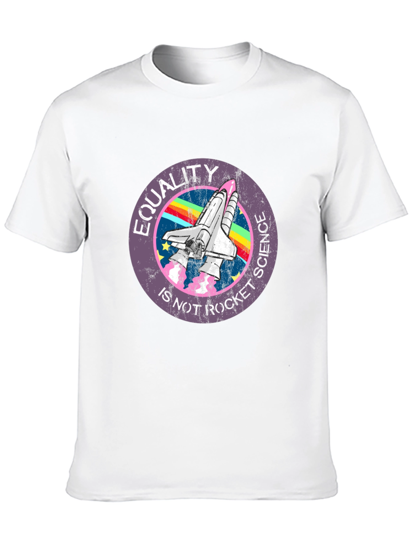 Equality is Not Rocket Science Black T-Shirt