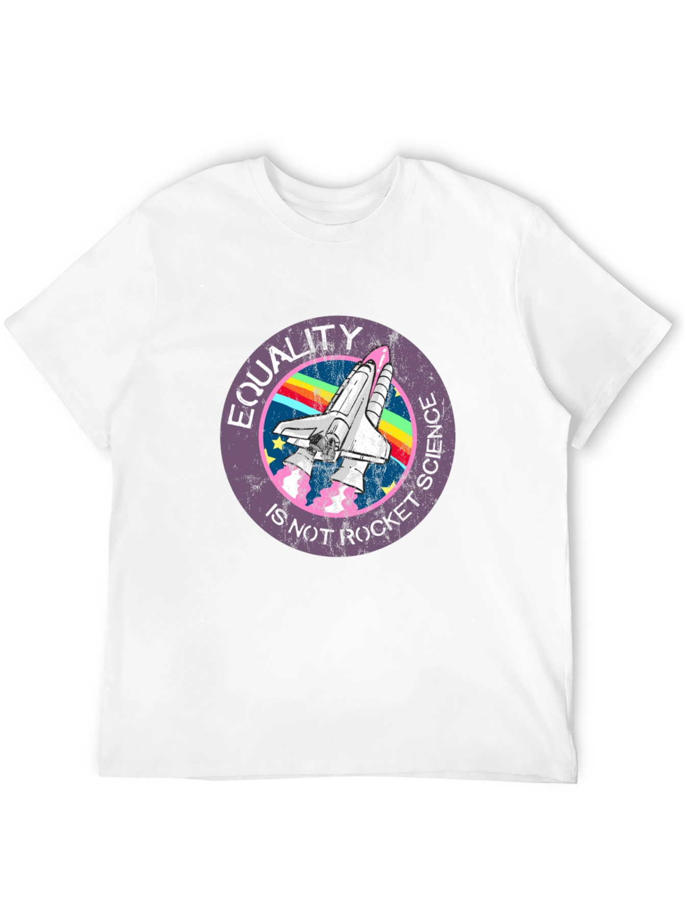 Equality is Not Rocket Science Black T-Shirt