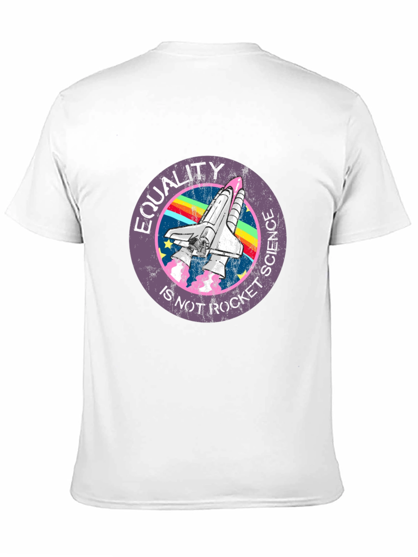 Equality is Not Rocket Science Black T-Shirt
