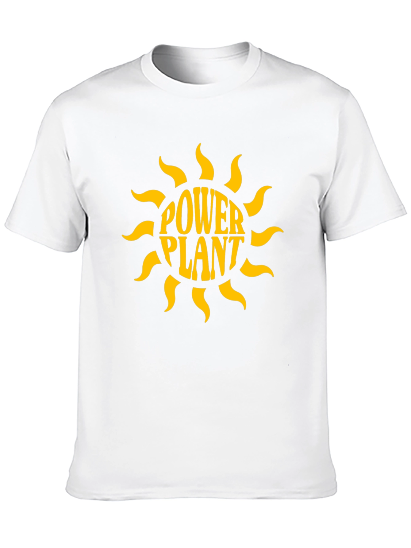 Power Plant Graphic Print Black T-Shirt