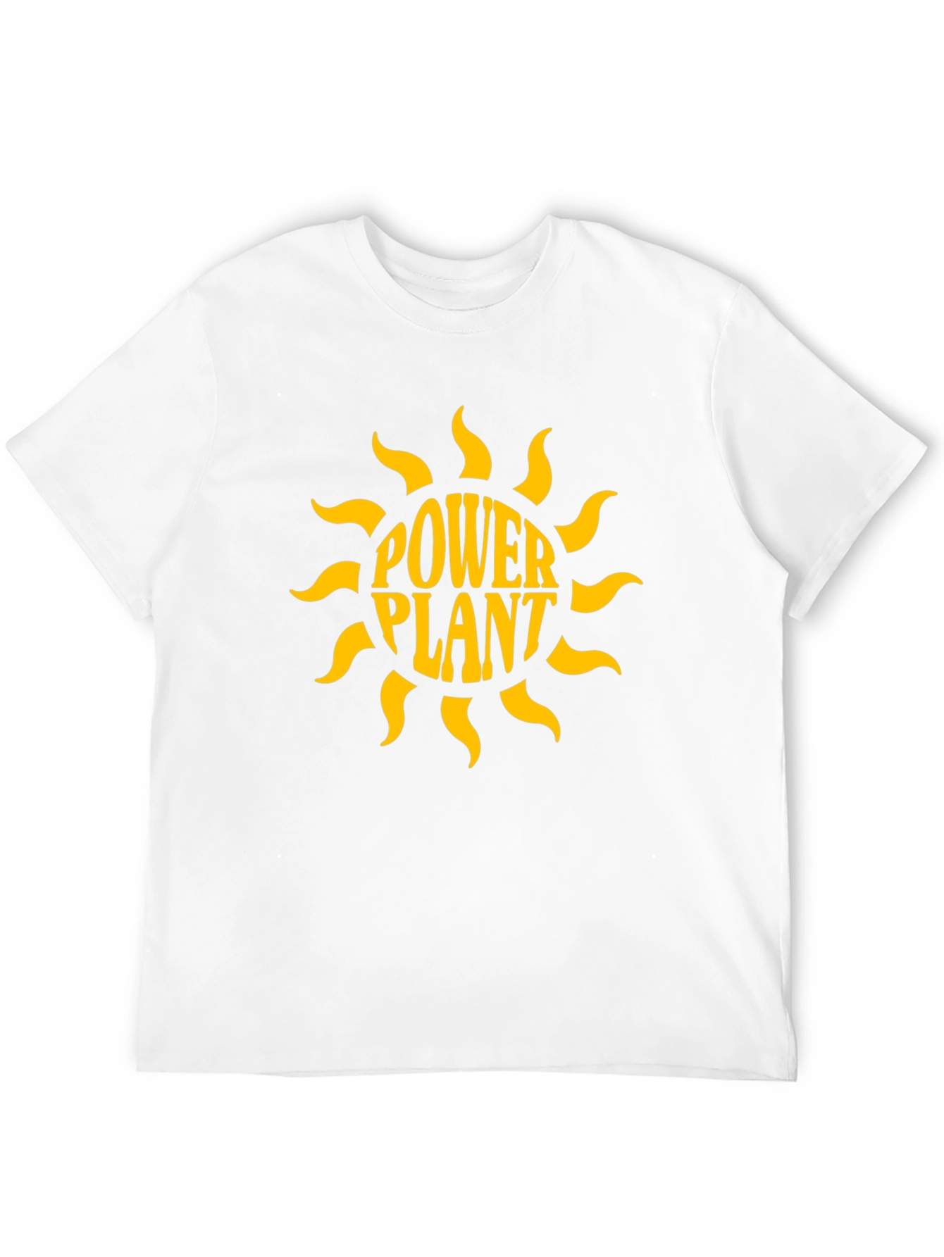 Power Plant Graphic Print Black T-Shirt