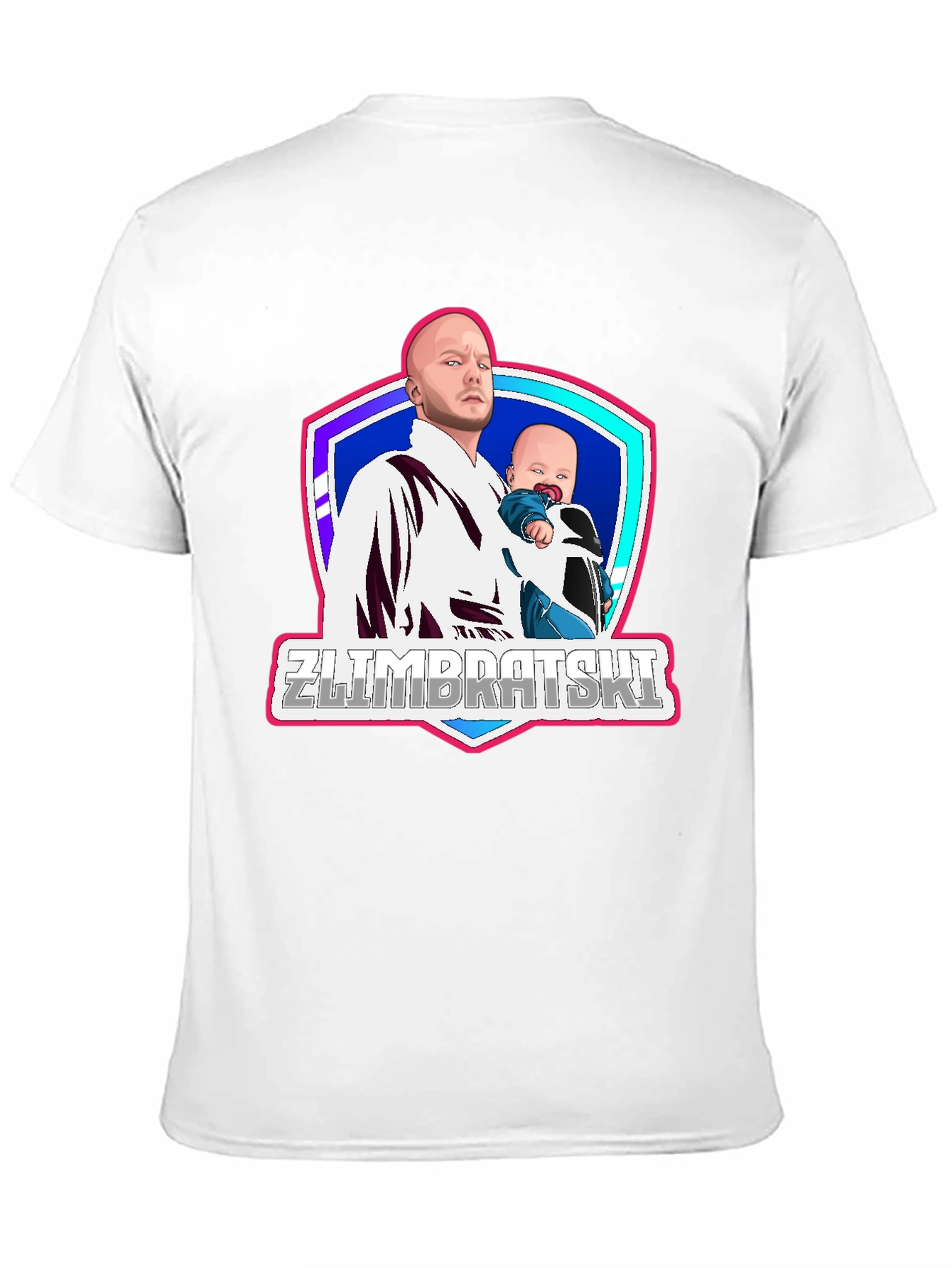 Zlimbratski Cartoon Graphic T-Shirt