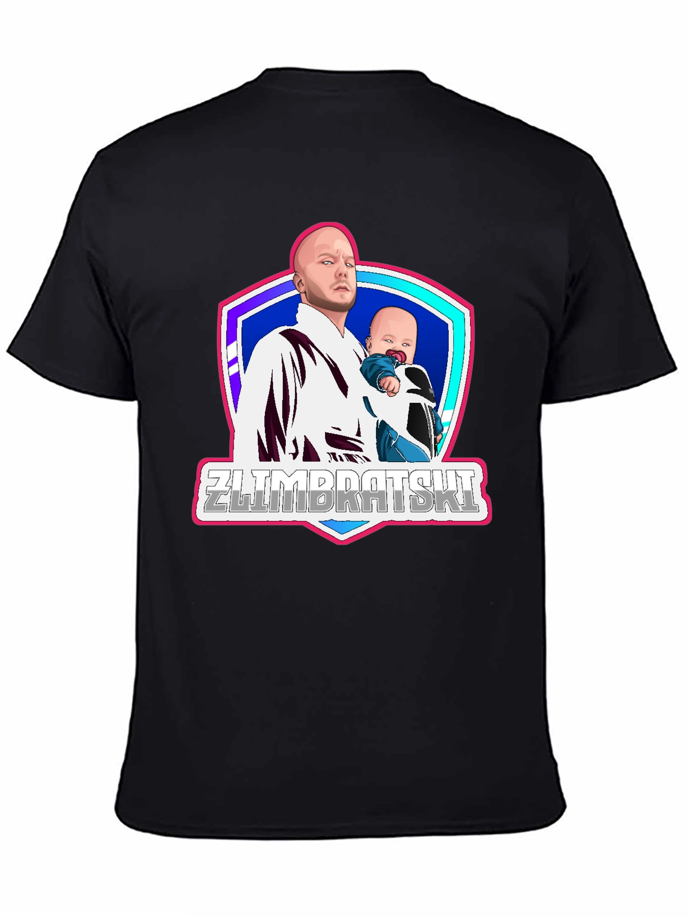 Zlimbratski Cartoon Graphic T-Shirt