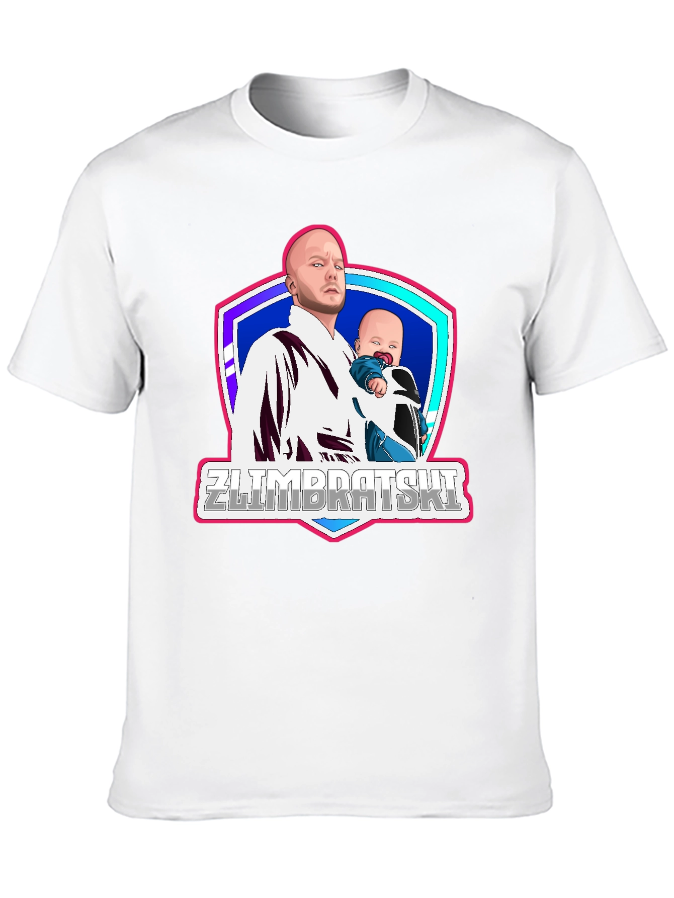 Zlimbratski Cartoon Graphic T-Shirt