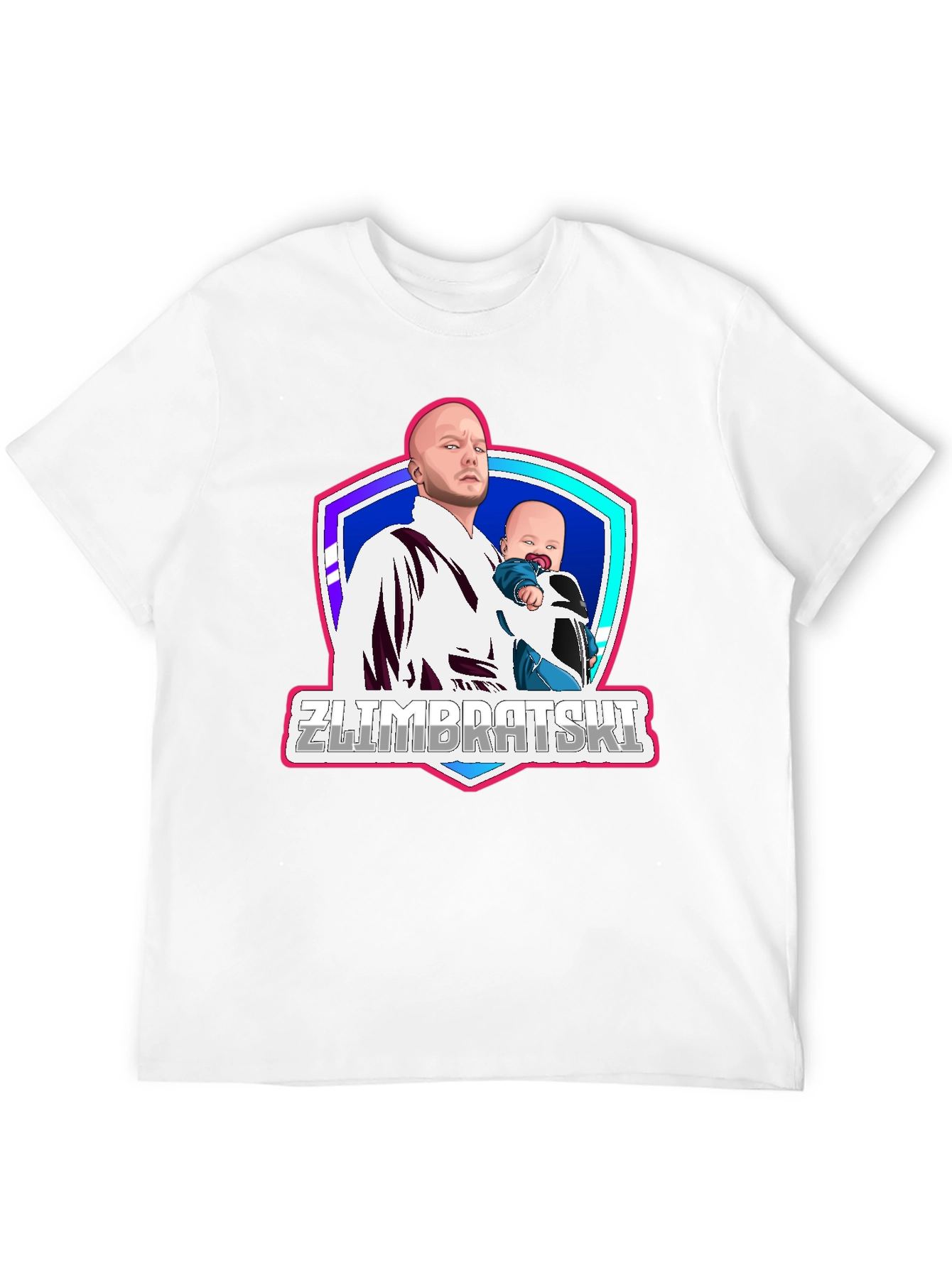 Zlimbratski Cartoon Graphic T-Shirt