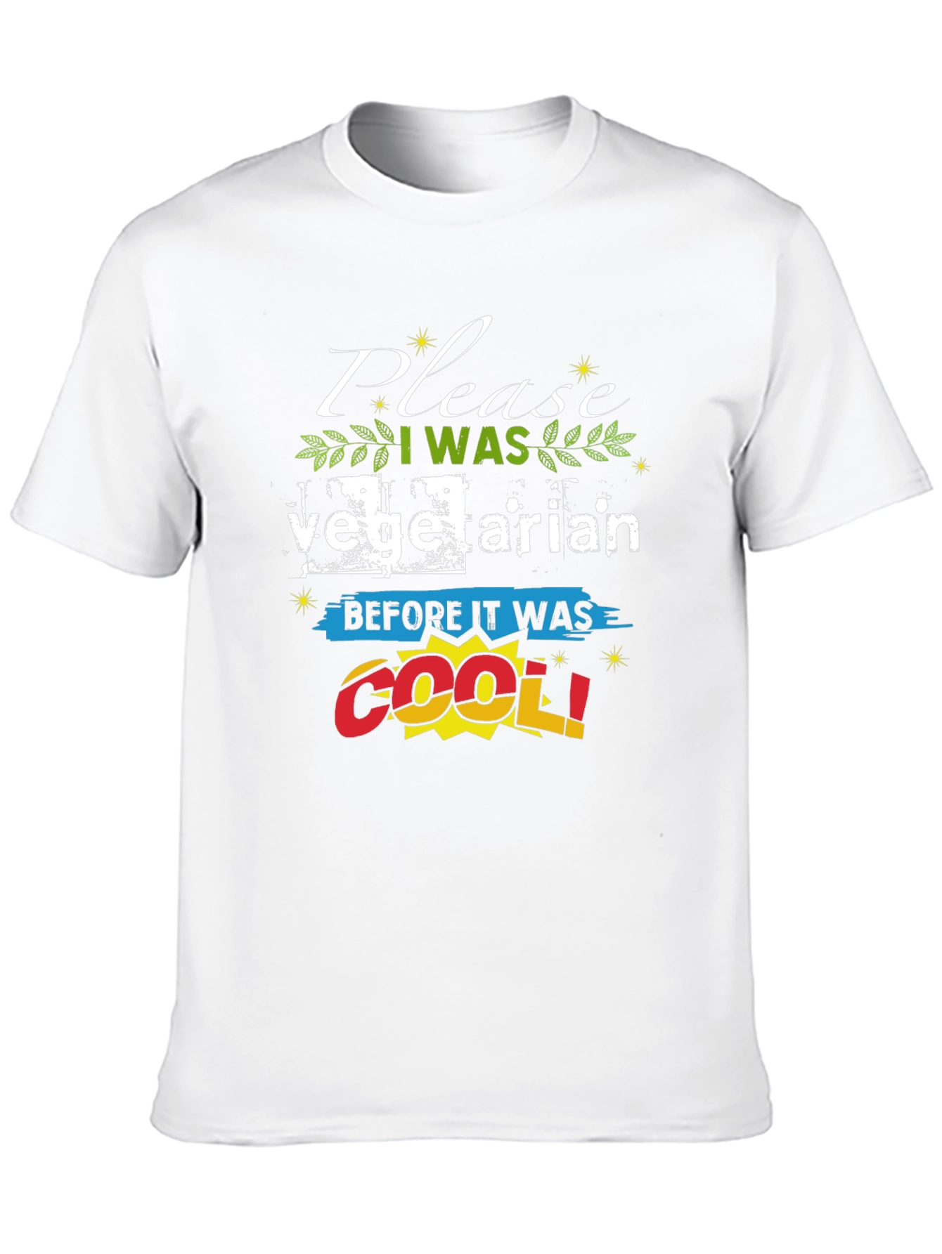 Funny Vegetarian T-Shirt - Before It Was Cool!