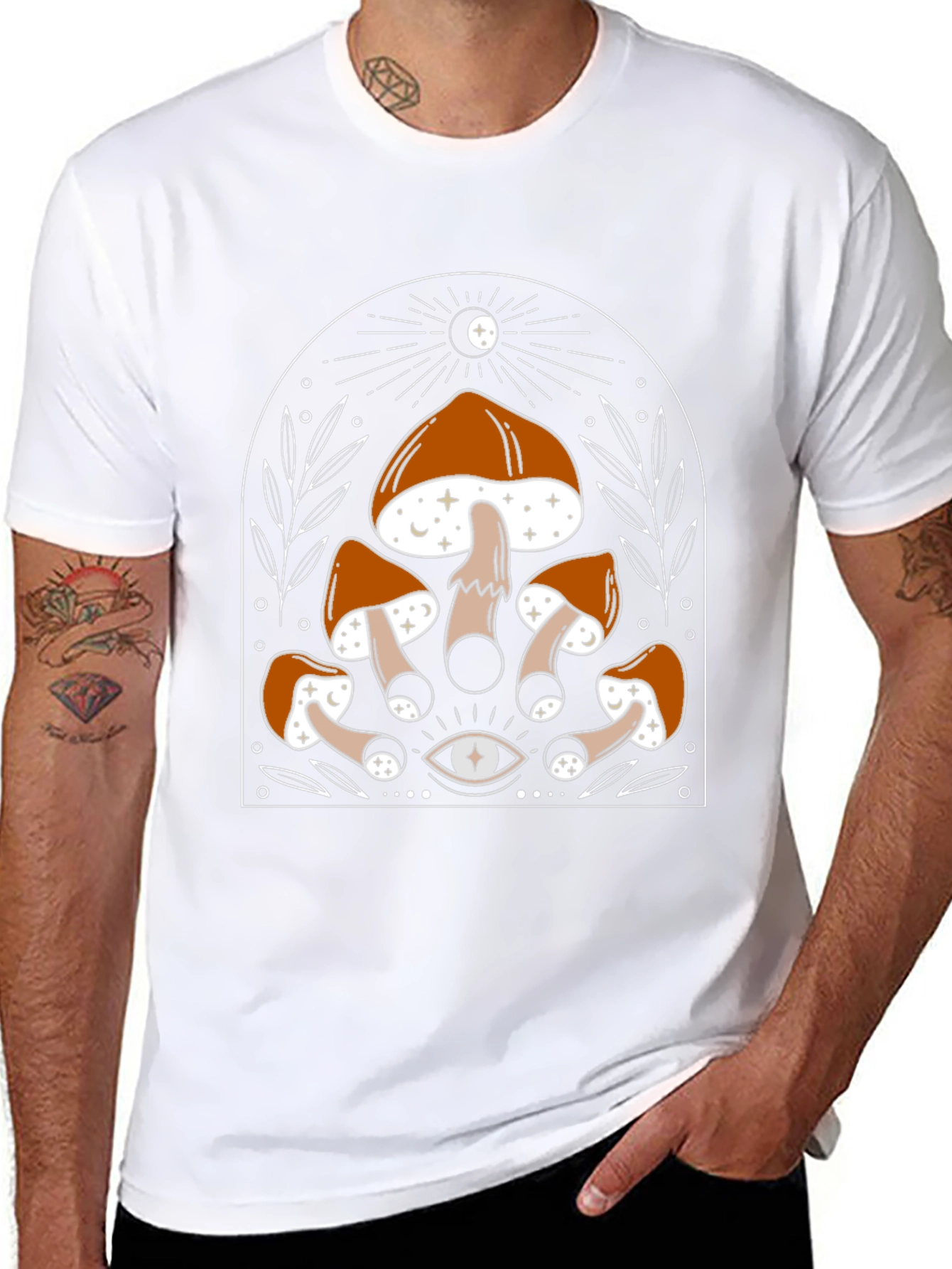Mystic Mushroom T-Shirt - Eye Graphic