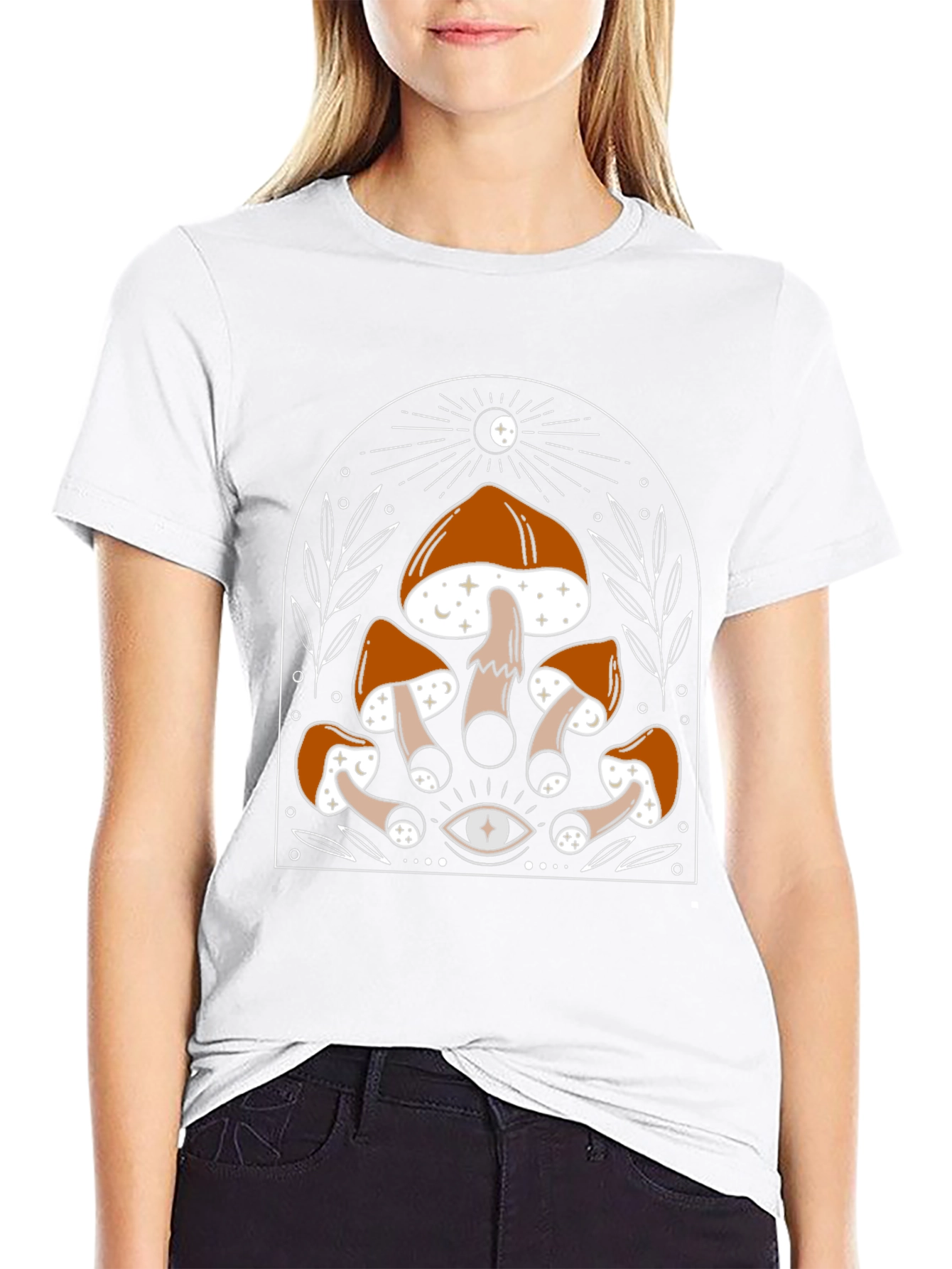 Mystic Mushroom T-Shirt - Eye Graphic