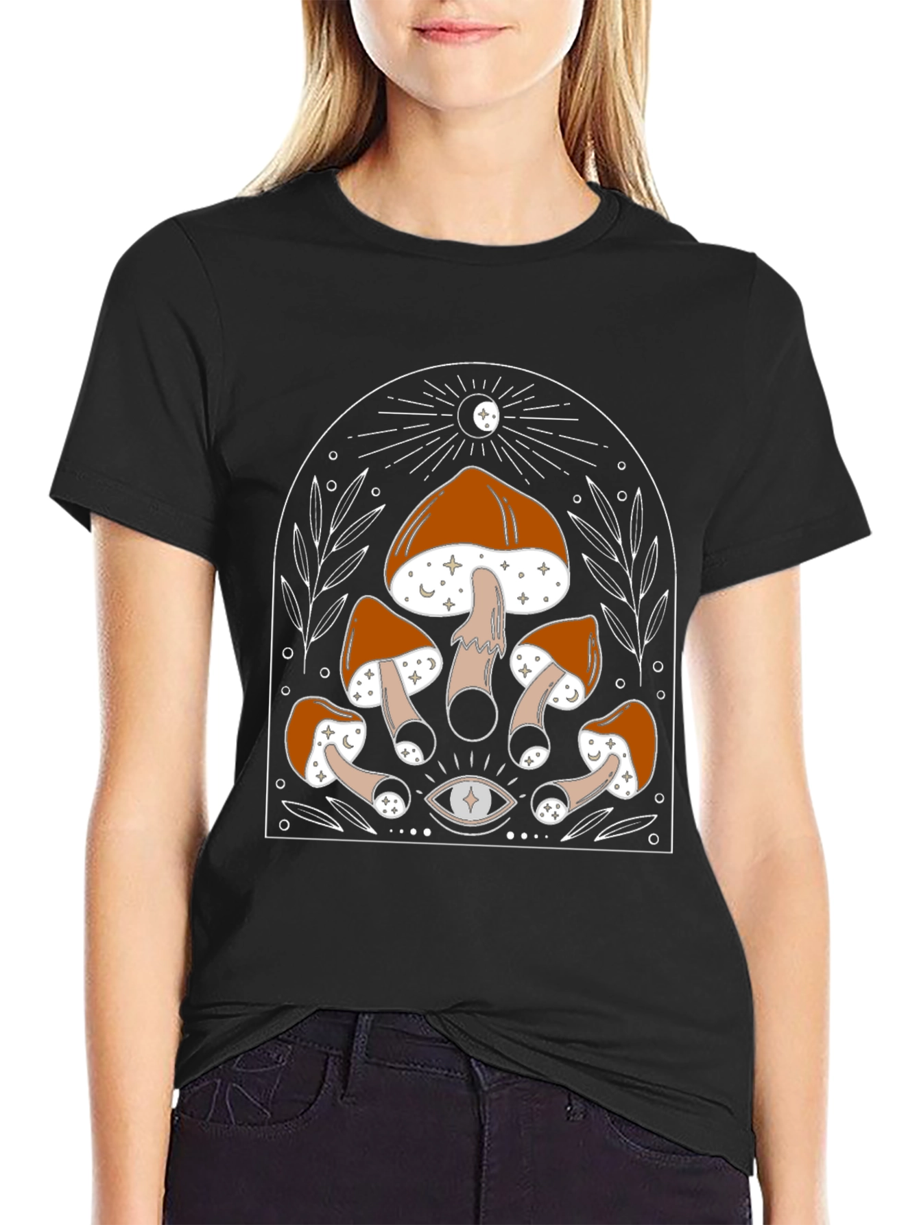 Mystic Mushroom T-Shirt - Eye Graphic