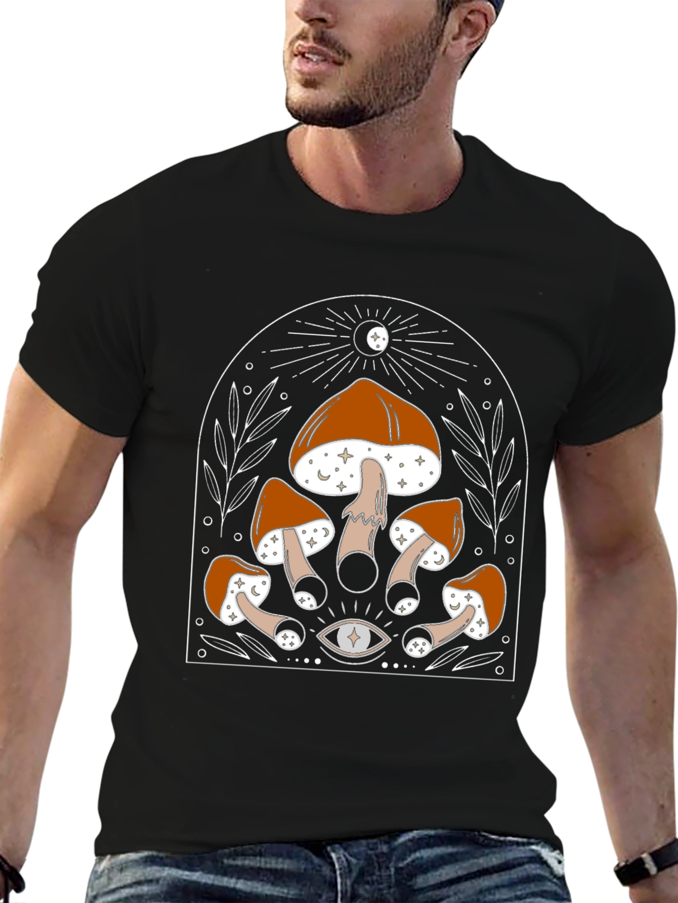 Mystic Mushroom T-Shirt - Eye Graphic