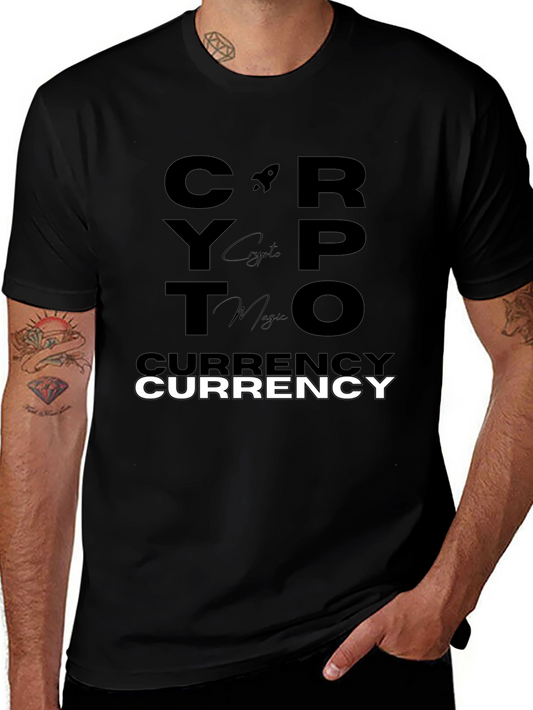 Crypto Currency T-Shirt - Black