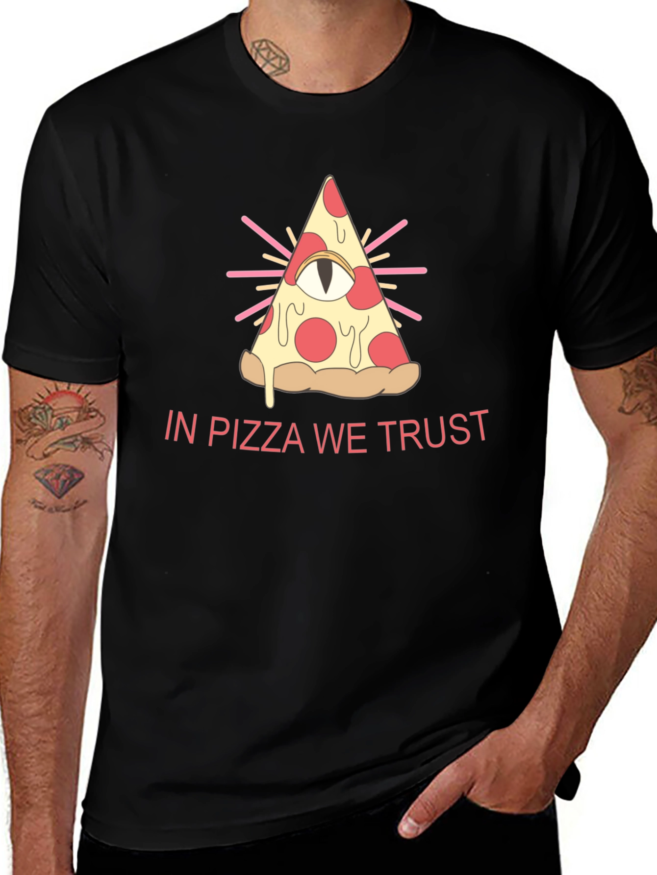 Pizza Illuminati Graphic Tee