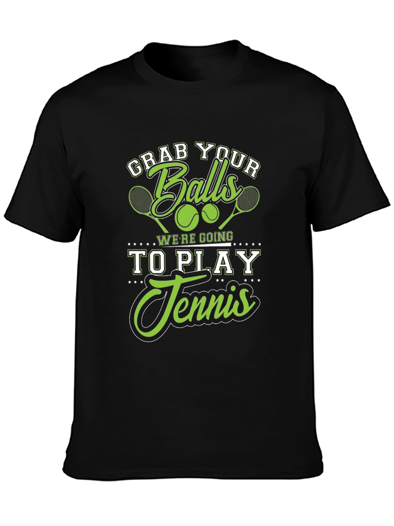 Grab Your Balls Tennis Graphic Tee