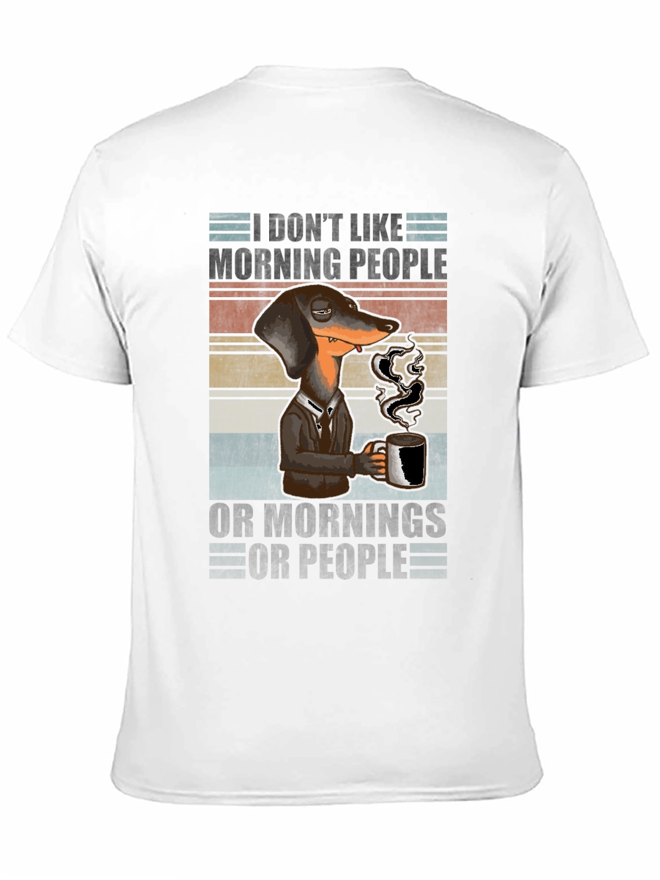 Funny Dachshund Coffee T-Shirt