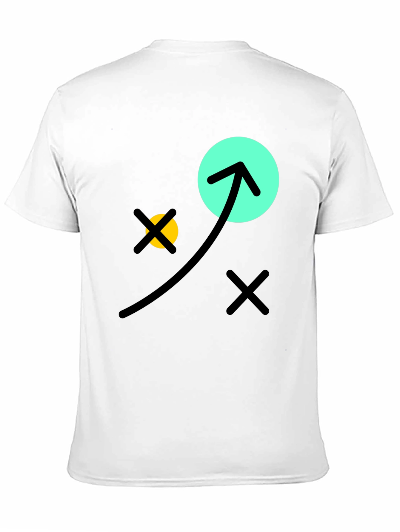 Graphic Tee: Arrow & Circles Design