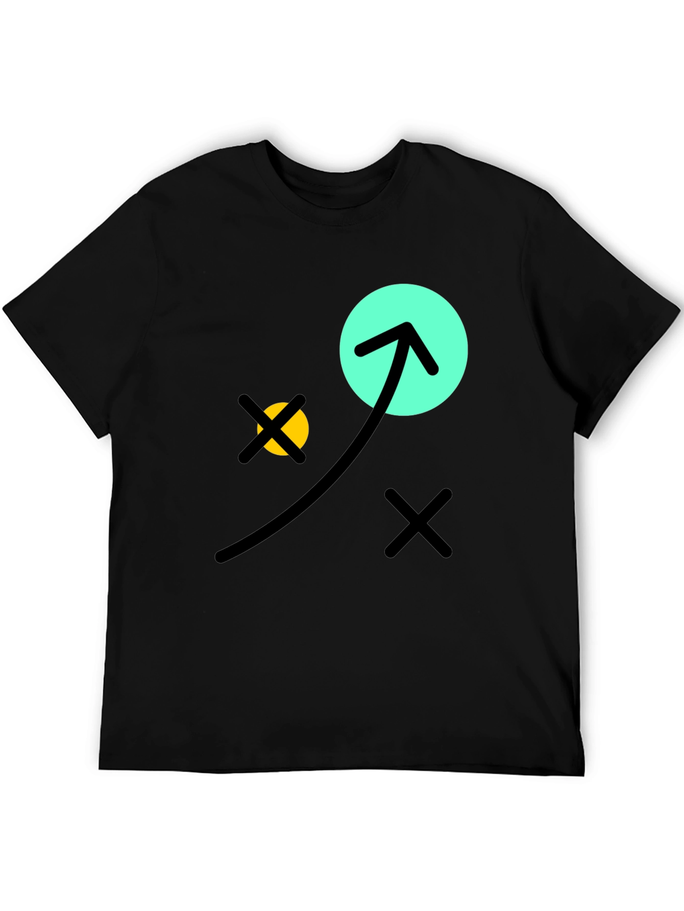 Graphic Tee: Arrow & Circles Design