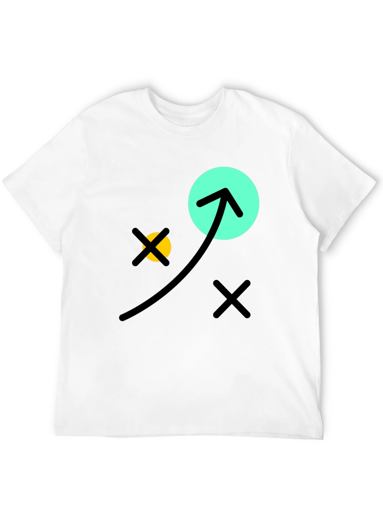 Graphic Tee: Arrow & Circles Design
