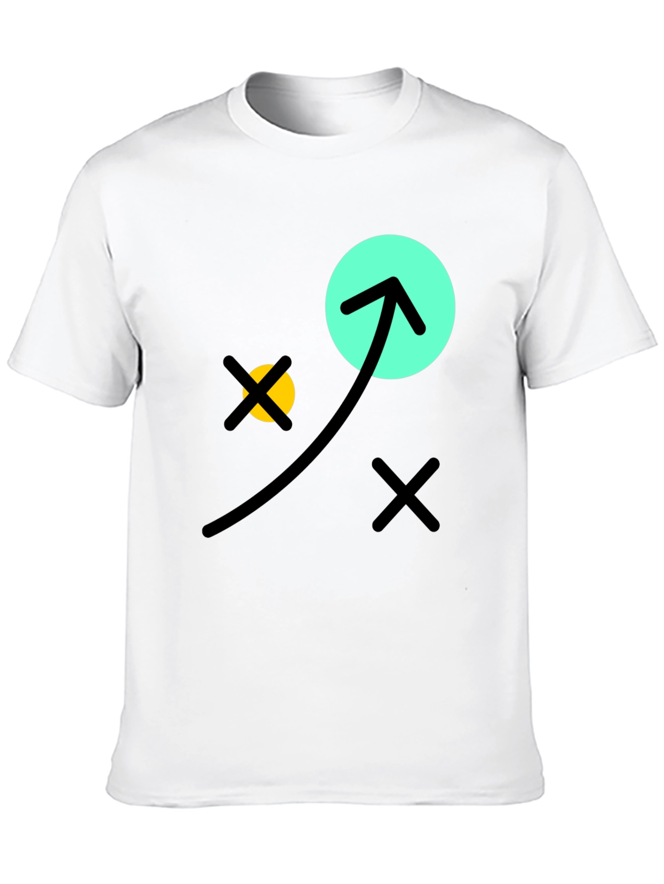 Graphic Tee: Arrow & Circles Design