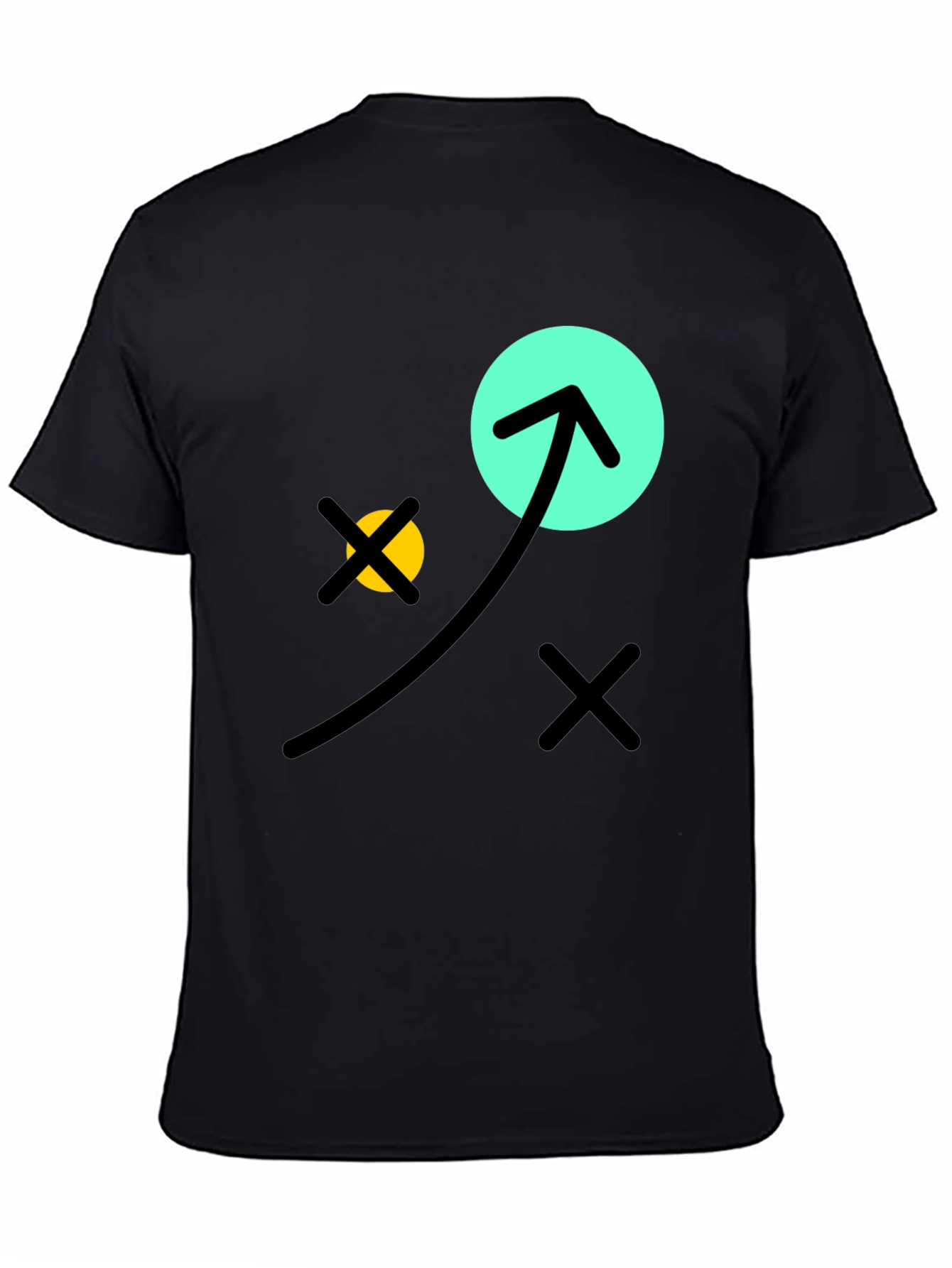 Graphic Tee: Arrow & Circles Design