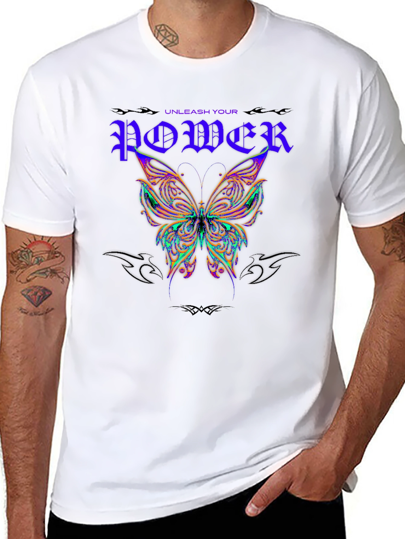 Unleash Your Power Butterfly Graphic Tee