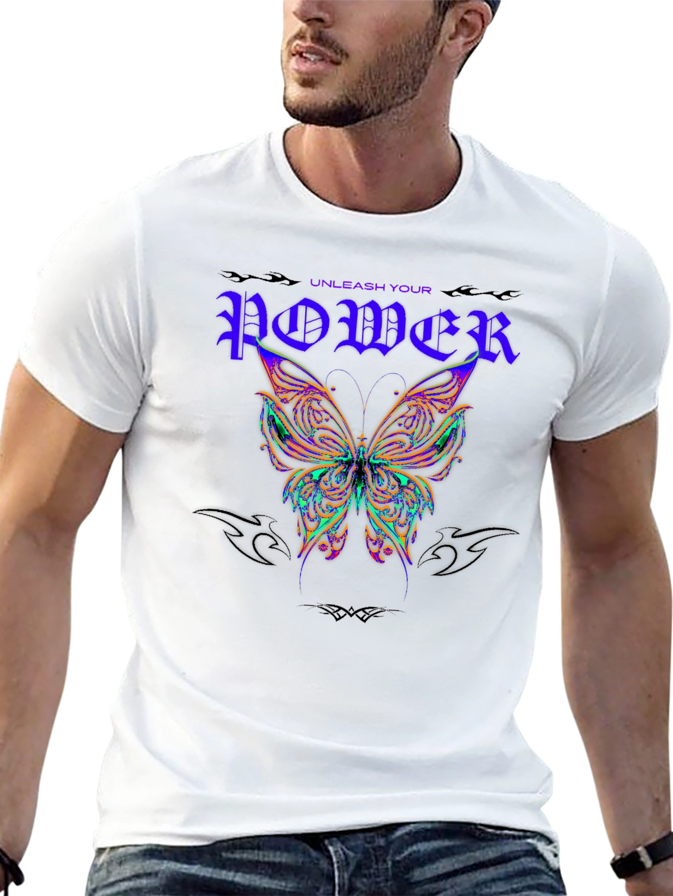 Unleash Your Power Butterfly Graphic Tee