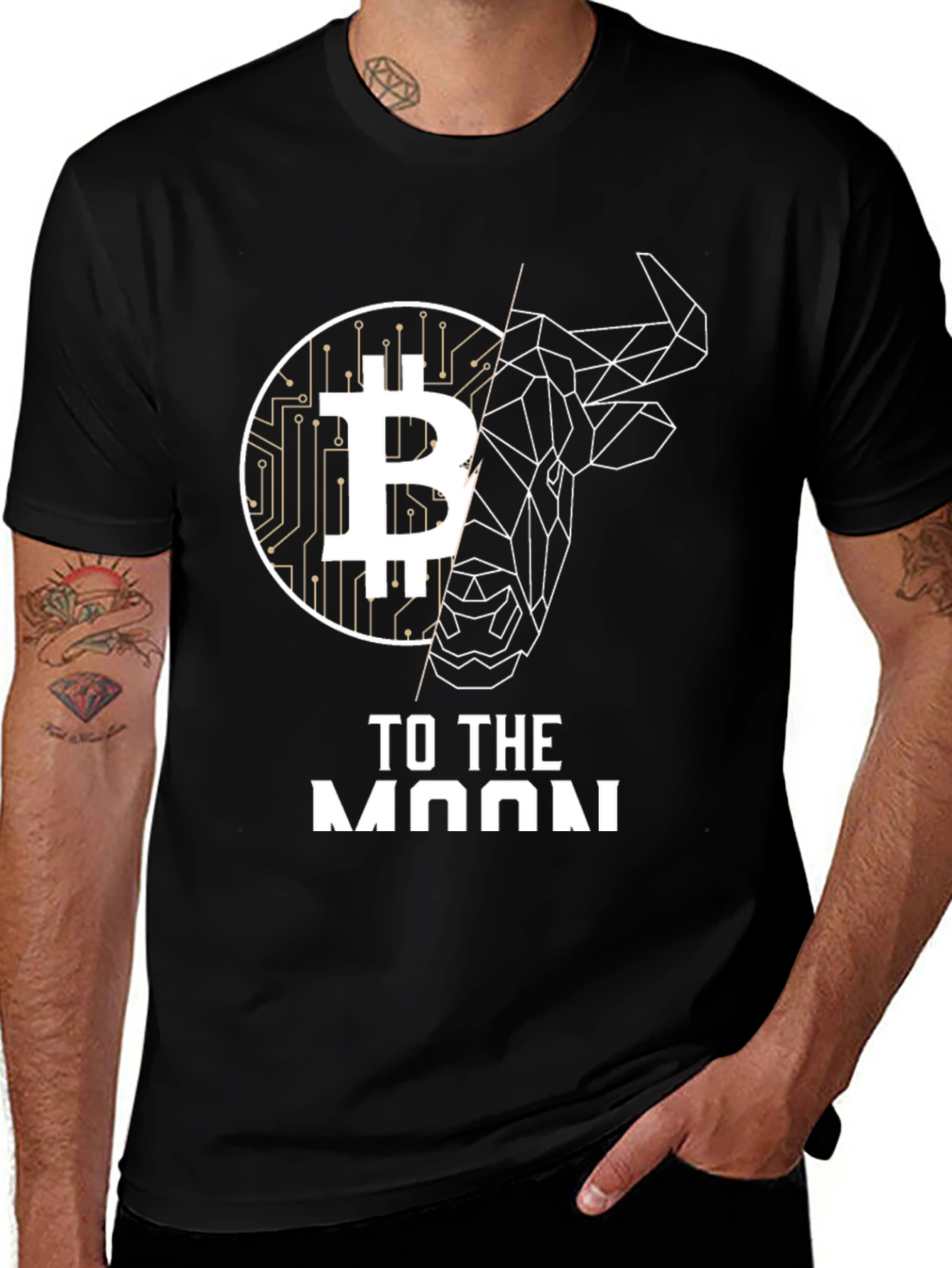 Bitcoin Bull T-Shirt - Crypto to the Moon!