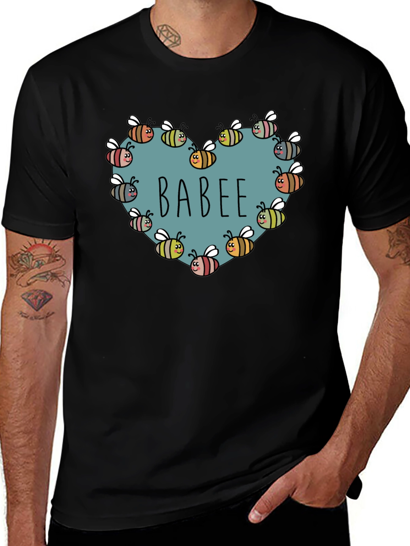 BABE Bee Heart Graphic T-Shirt