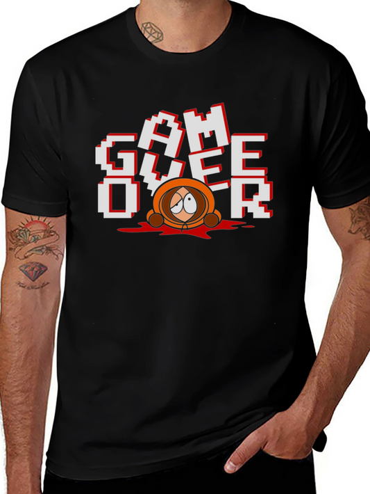 Game Over Kenny T-Shirt - South Park Inspired Black Tee