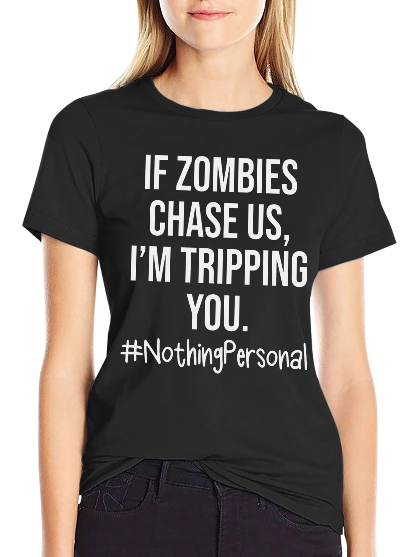 Zombie Chase T-Shirt - Tripping You #NothingPersonal