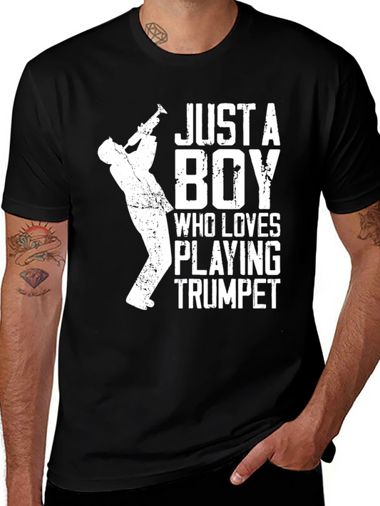Just A Boy Who Loves Playing Trumpet T-Shirt