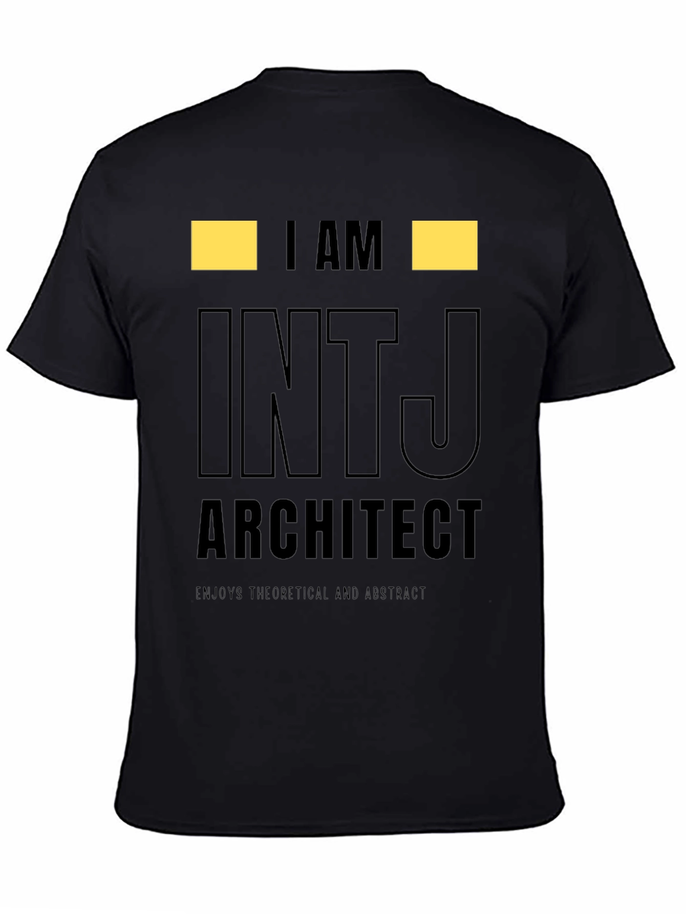 INTJ Architect Black T-Shirt