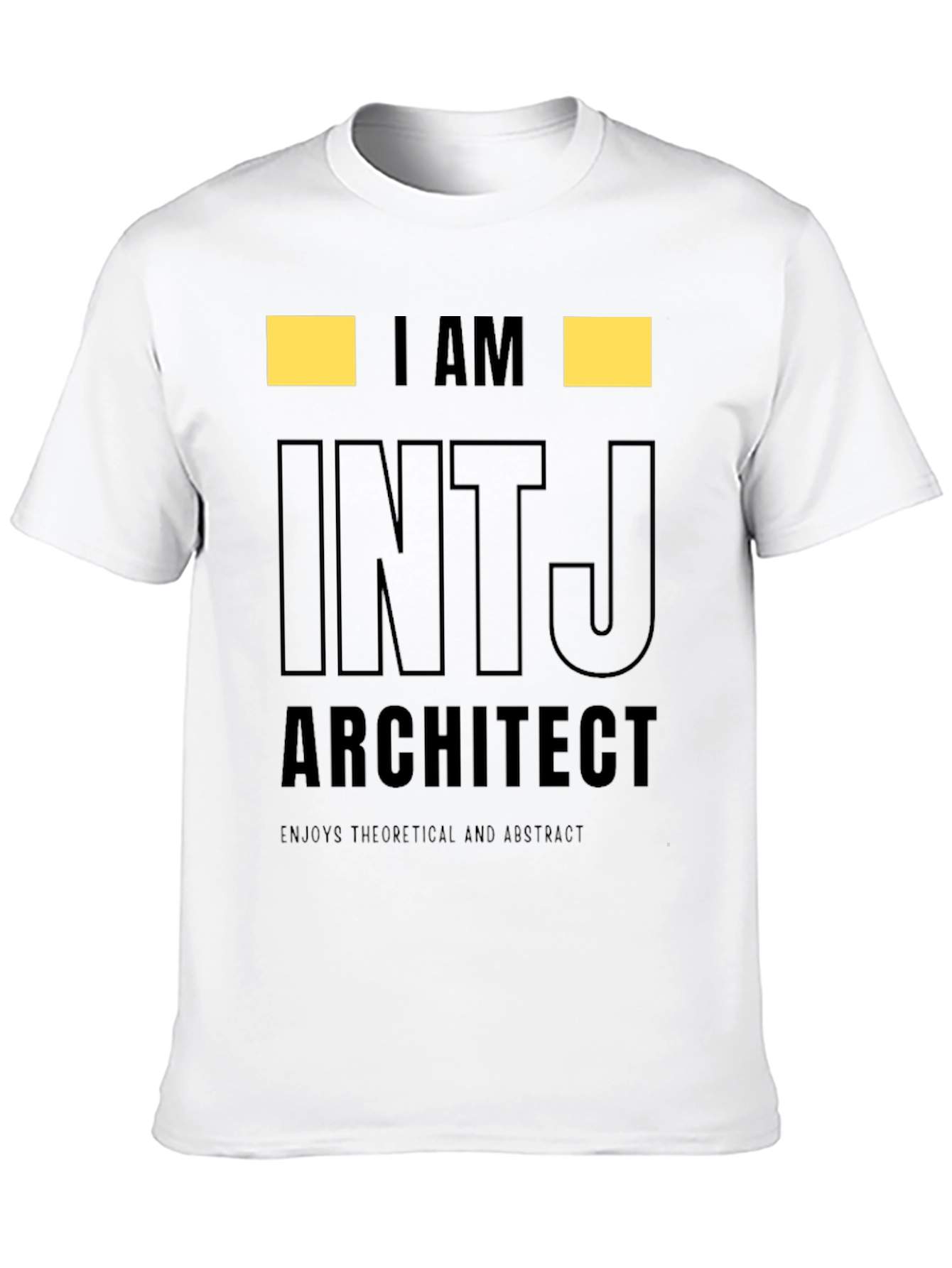 INTJ Architect Black T-Shirt