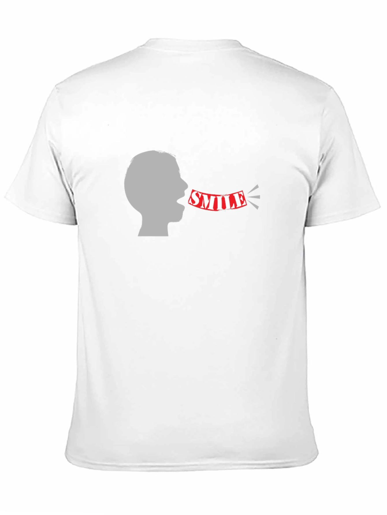 Smile Graphic Black Tee - Mens Fashion