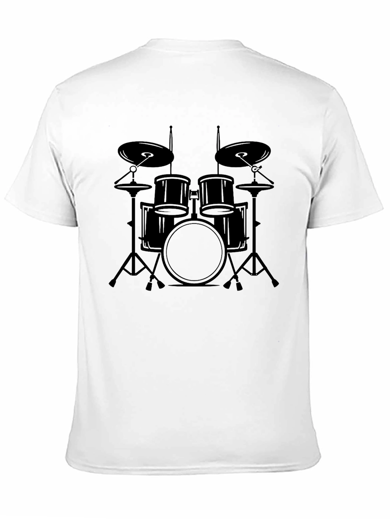 Drum Kit Graphic Tee - Musician T-Shirt