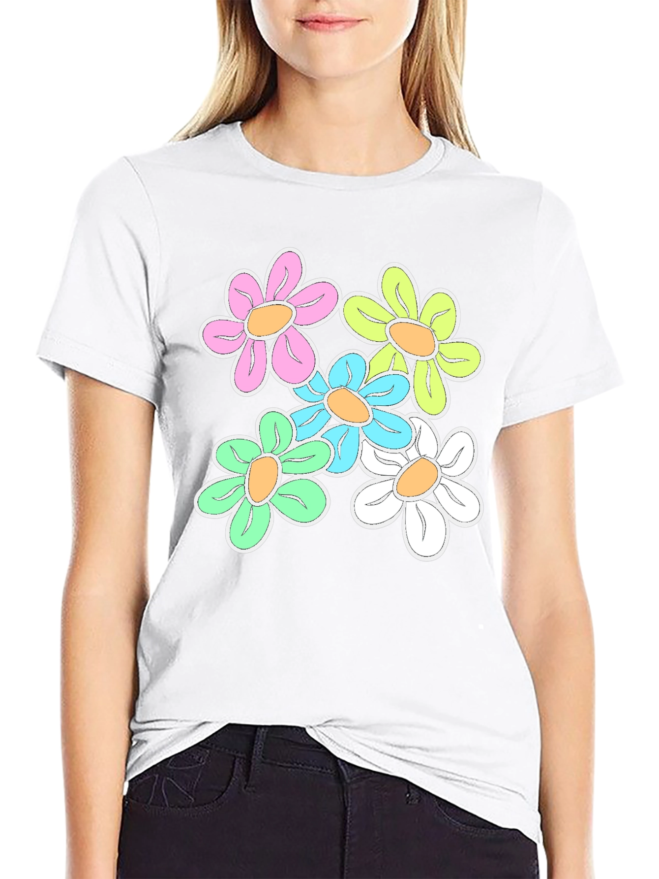 Retro Flower Power T-Shirt
