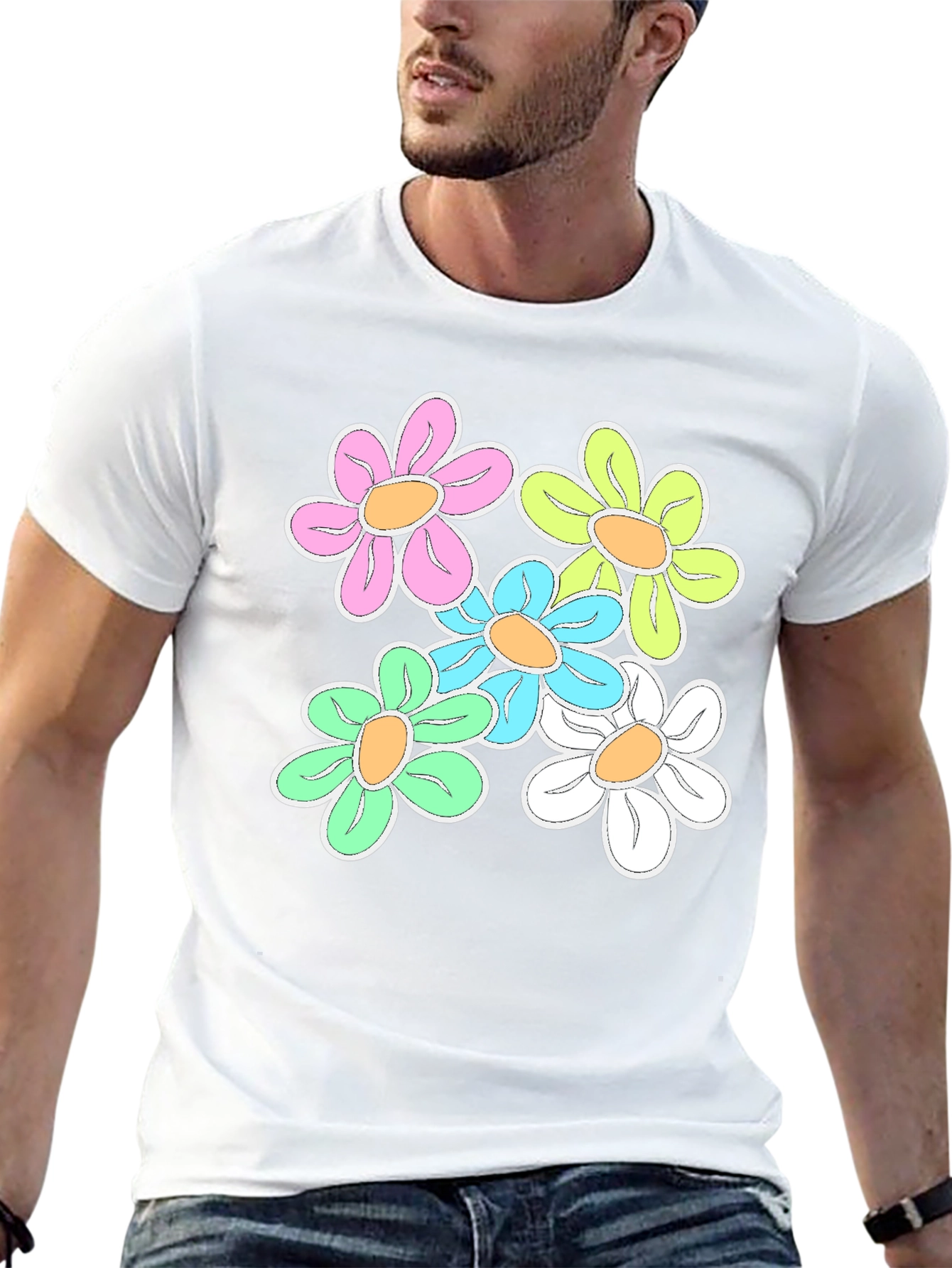 Retro Flower Power T-Shirt