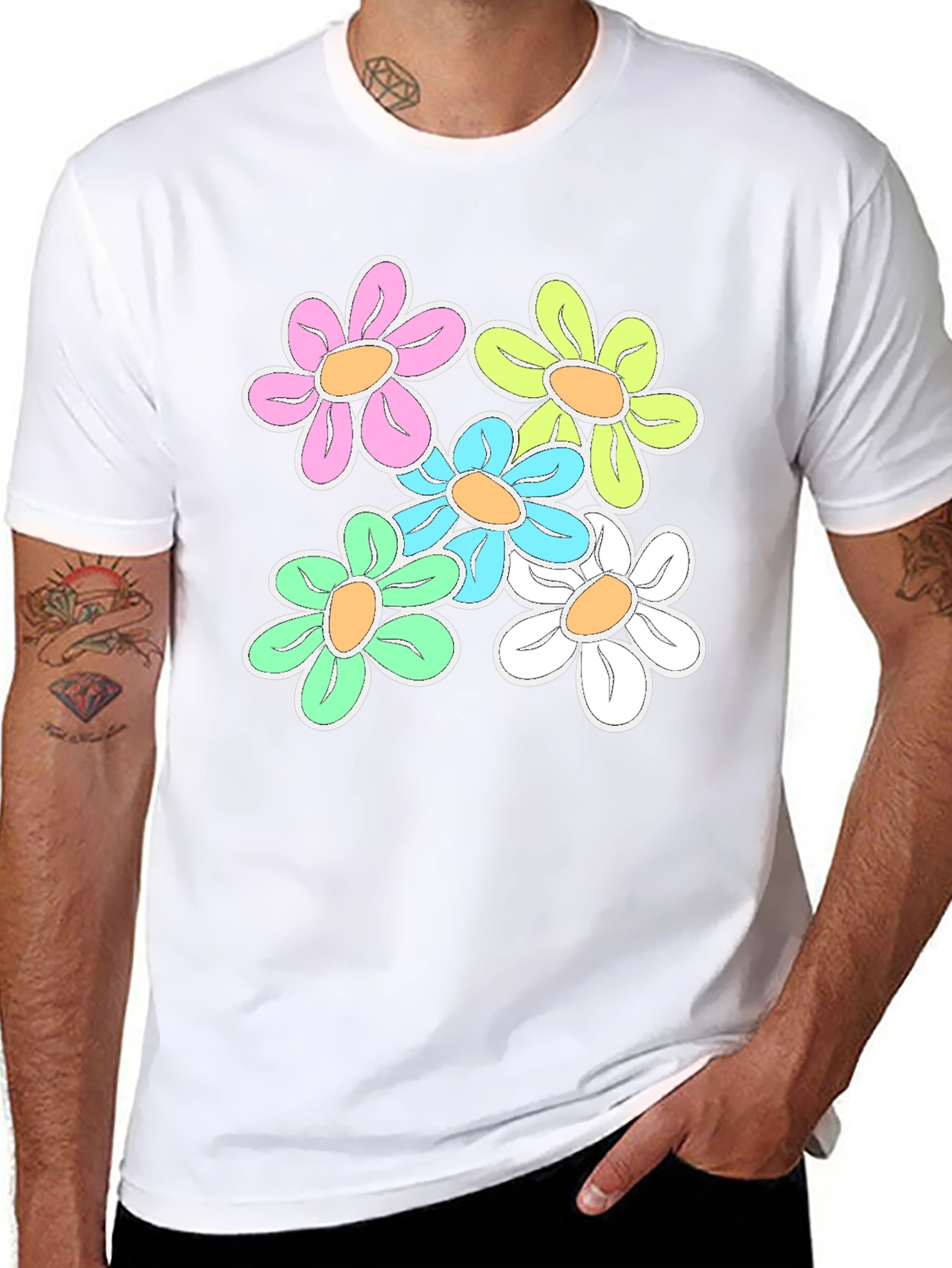 Retro Flower Power T-Shirt