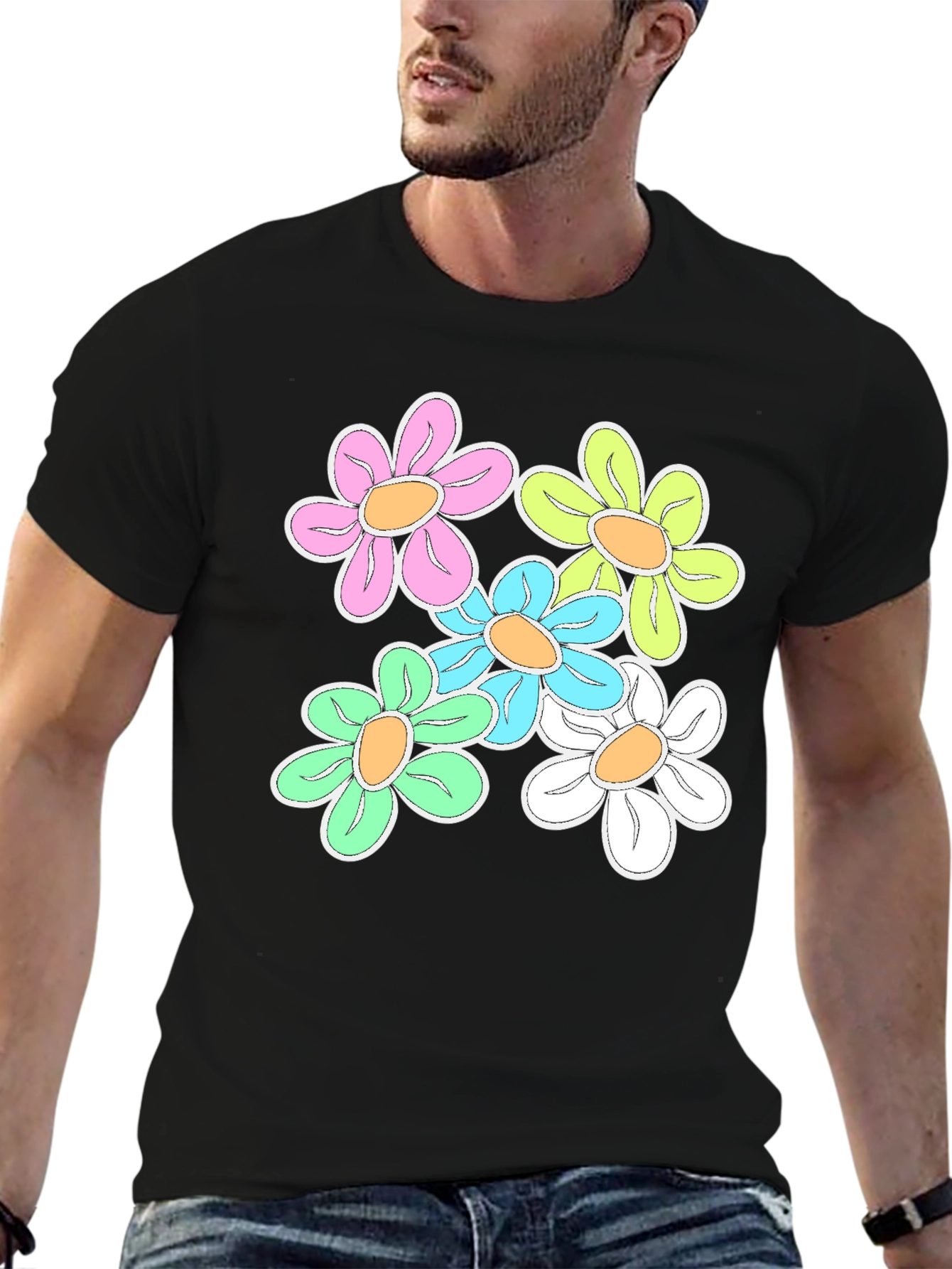 Retro Flower Power T-Shirt