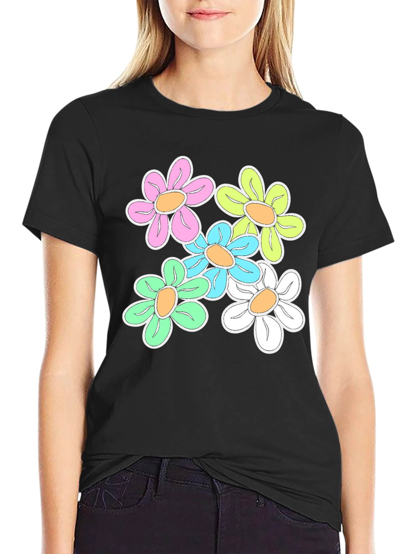 Retro Flower Power T-Shirt