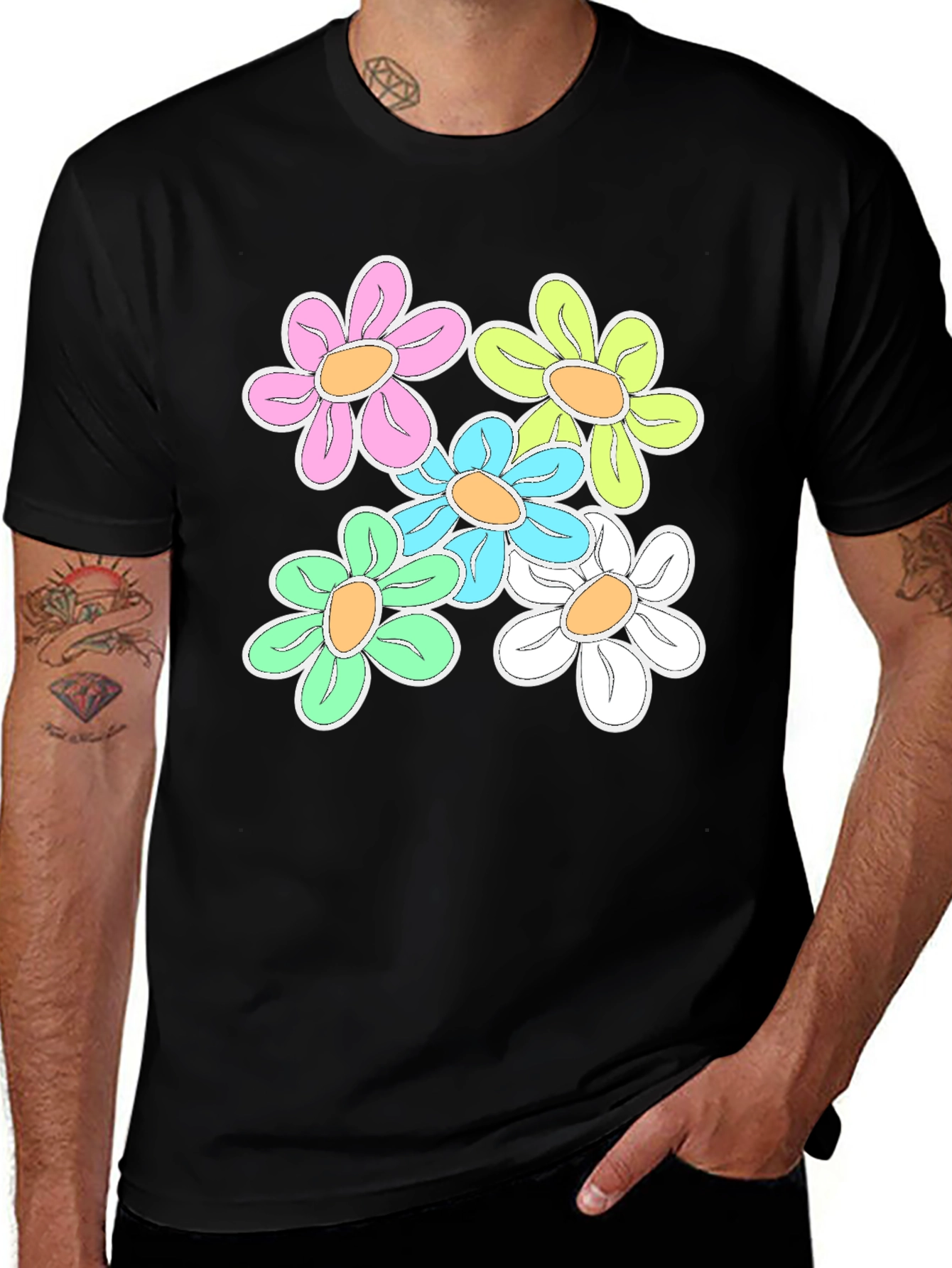 Retro Flower Power T-Shirt