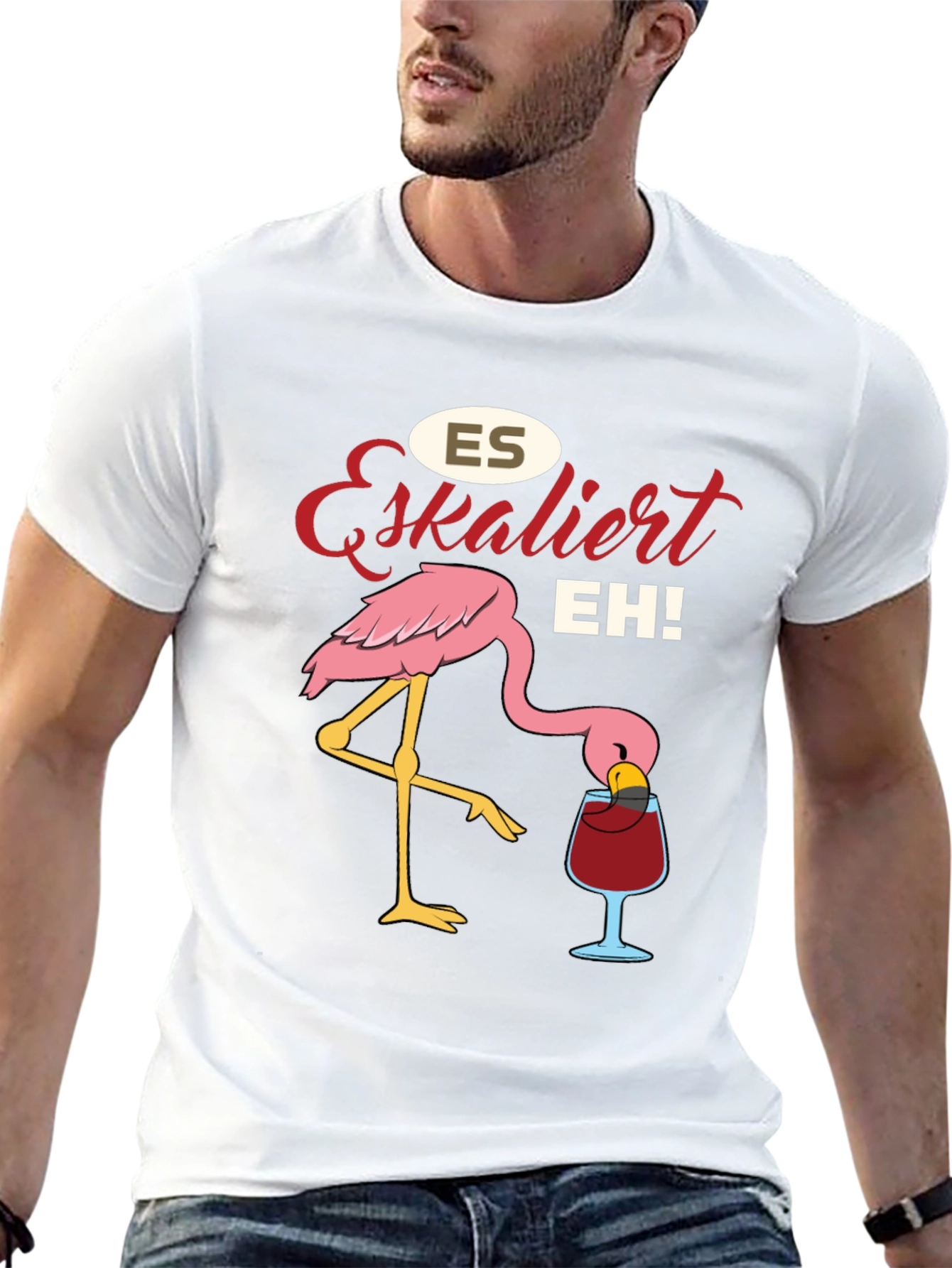 Es Eskaliert EH! Flamingo T-Shirt