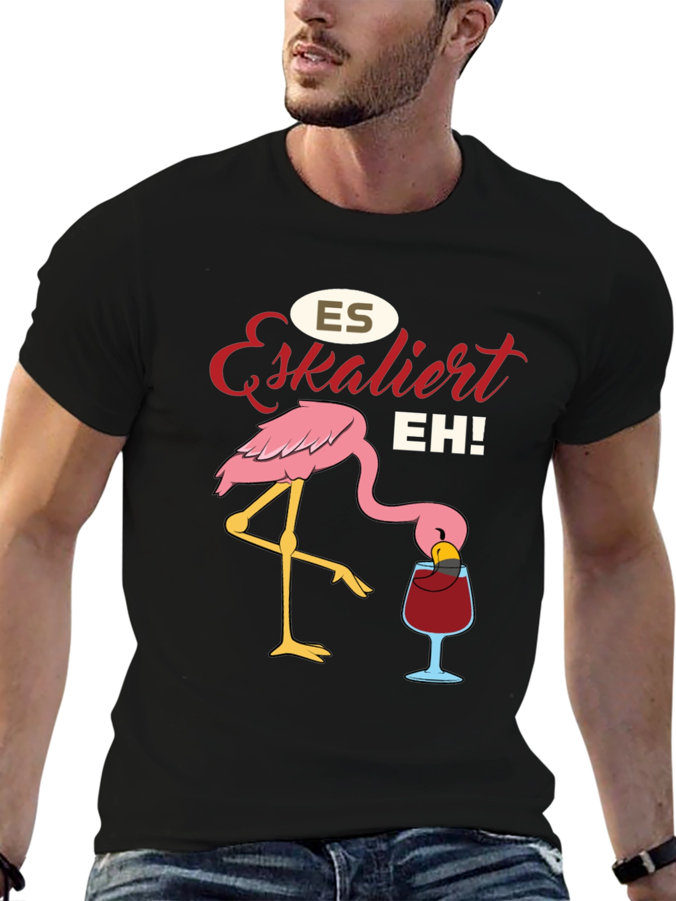 Es Eskaliert EH! Flamingo T-Shirt