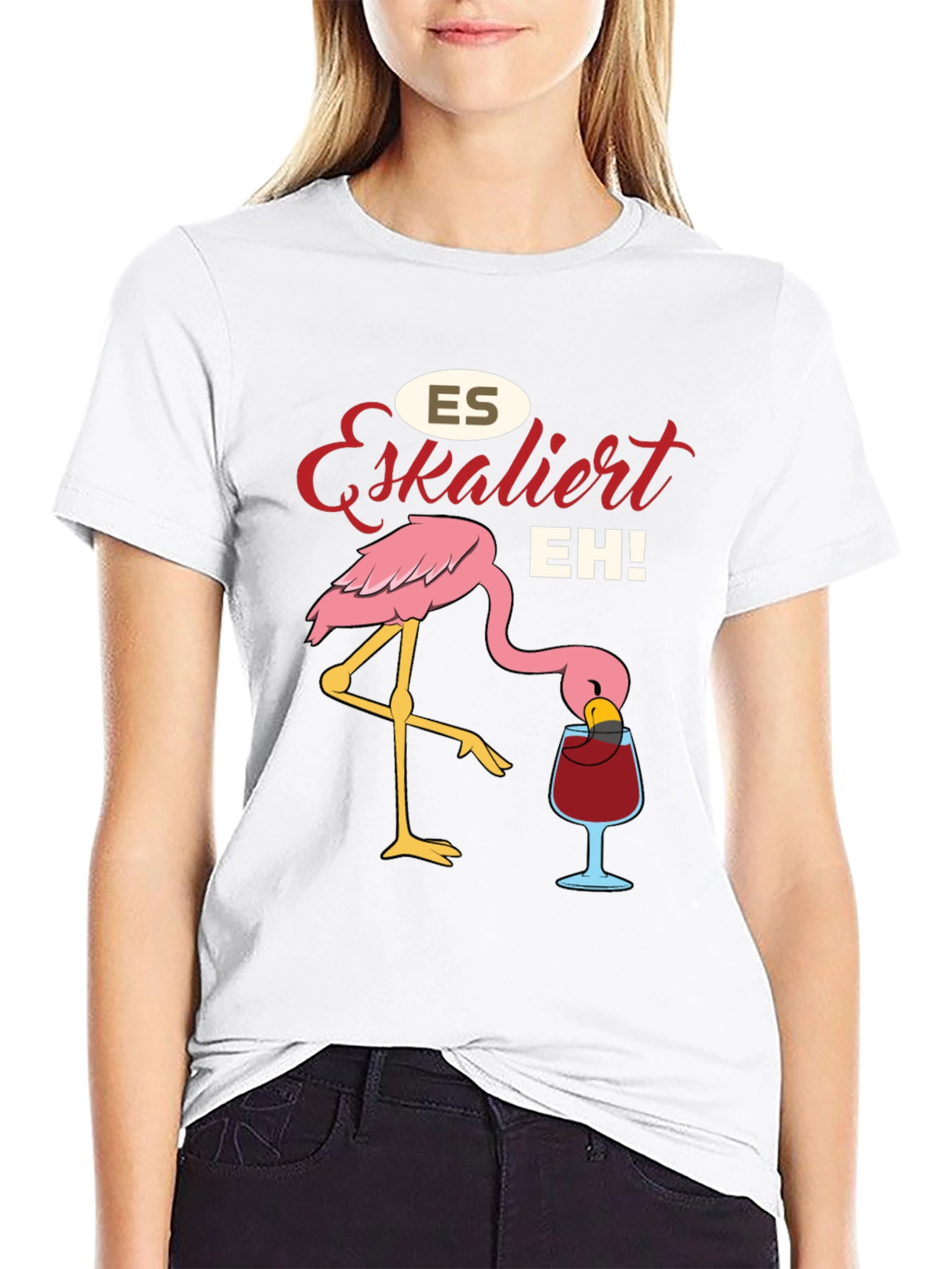 Es Eskaliert EH! Flamingo T-Shirt