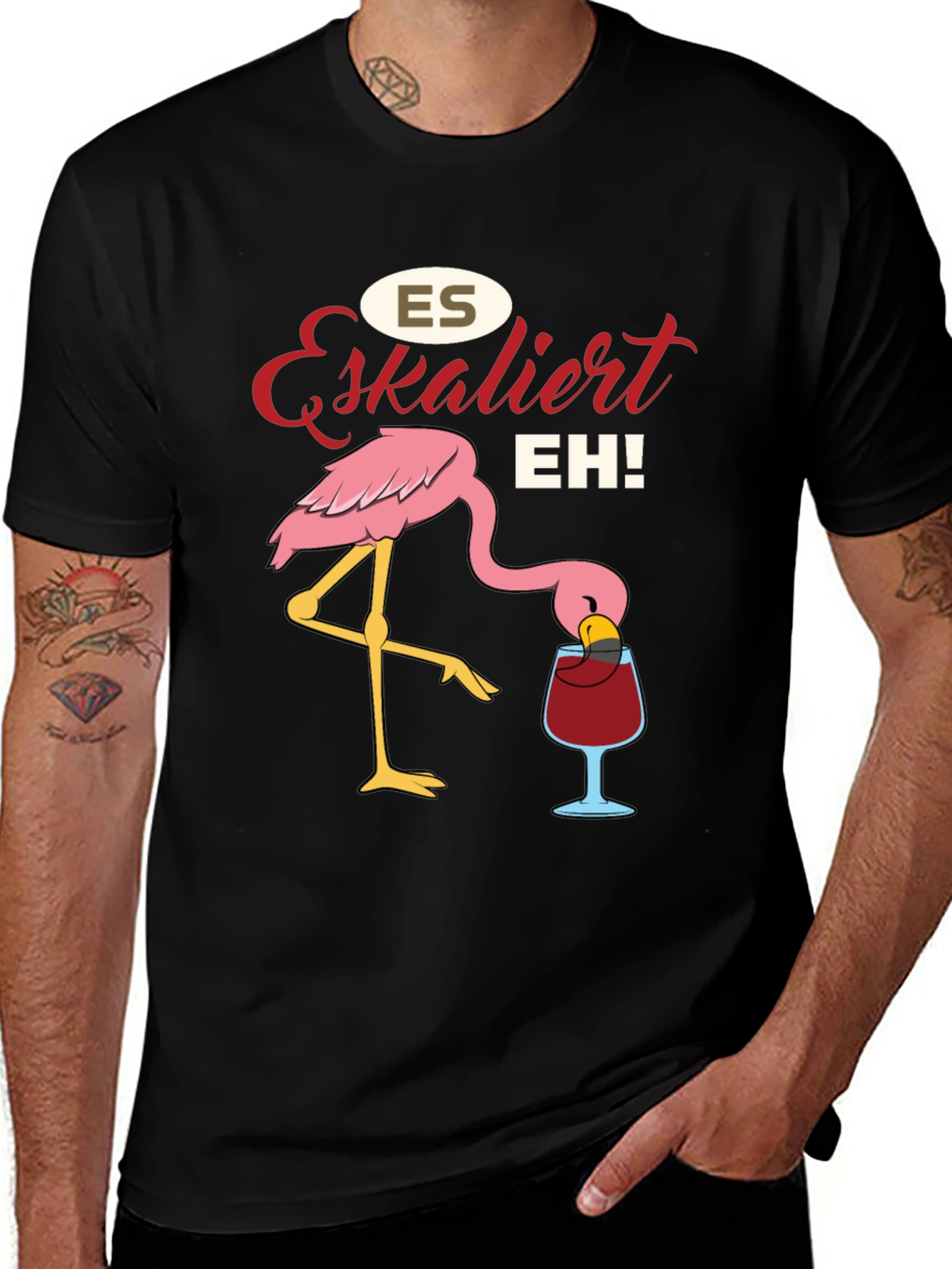 Es Eskaliert EH! Flamingo T-Shirt