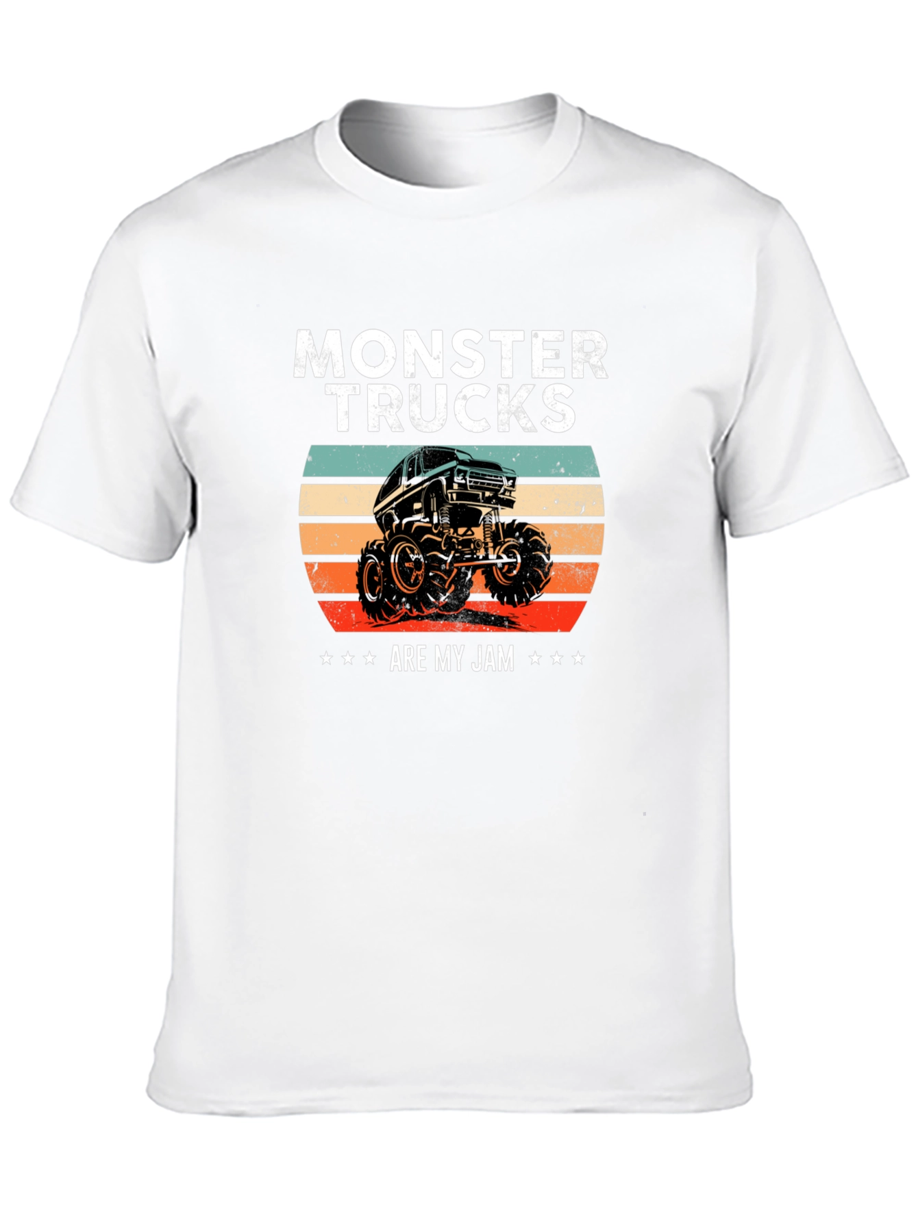 Monster Truck Retro Graphic T-Shirt