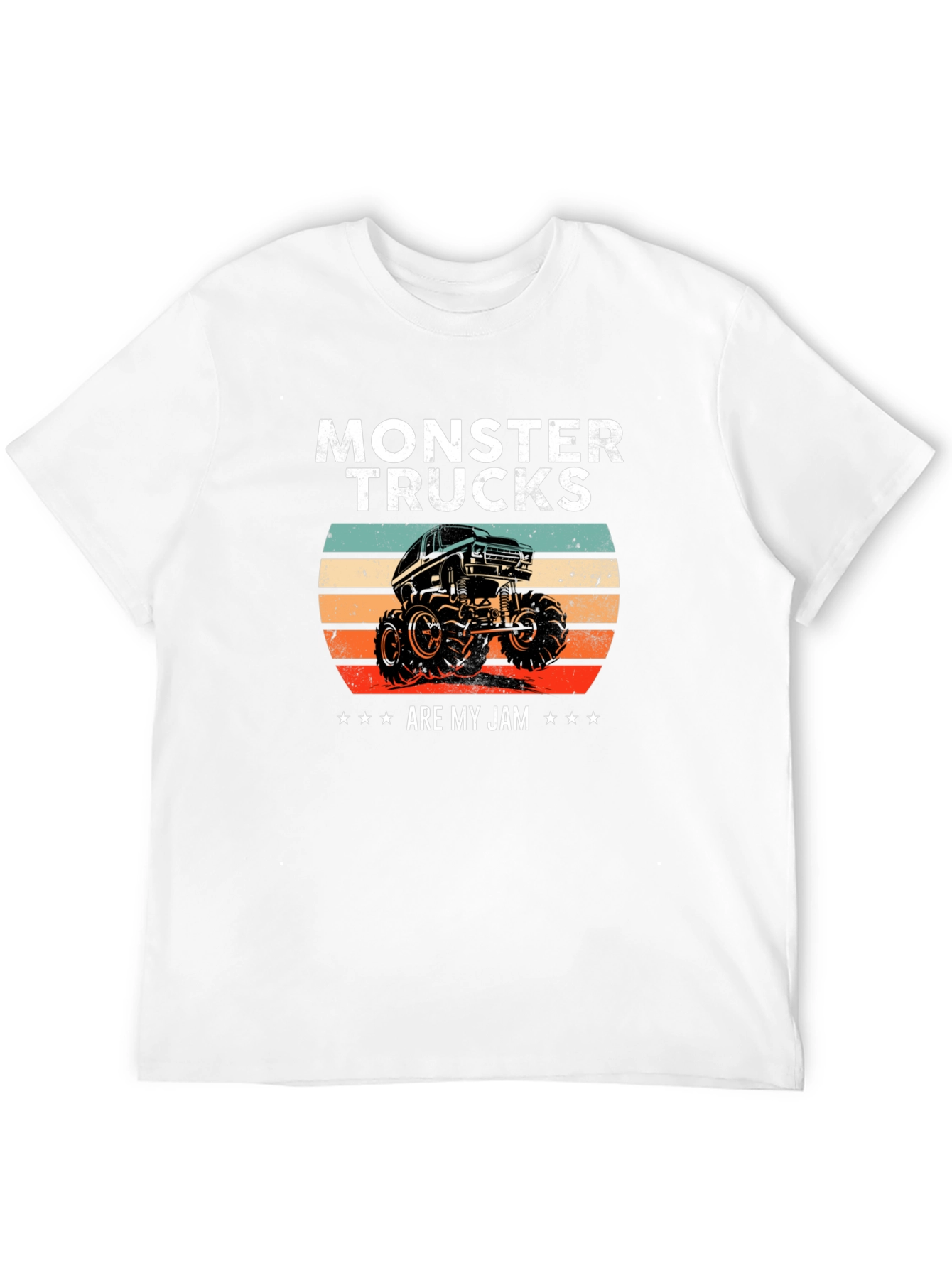 Monster Truck Retro Graphic T-Shirt
