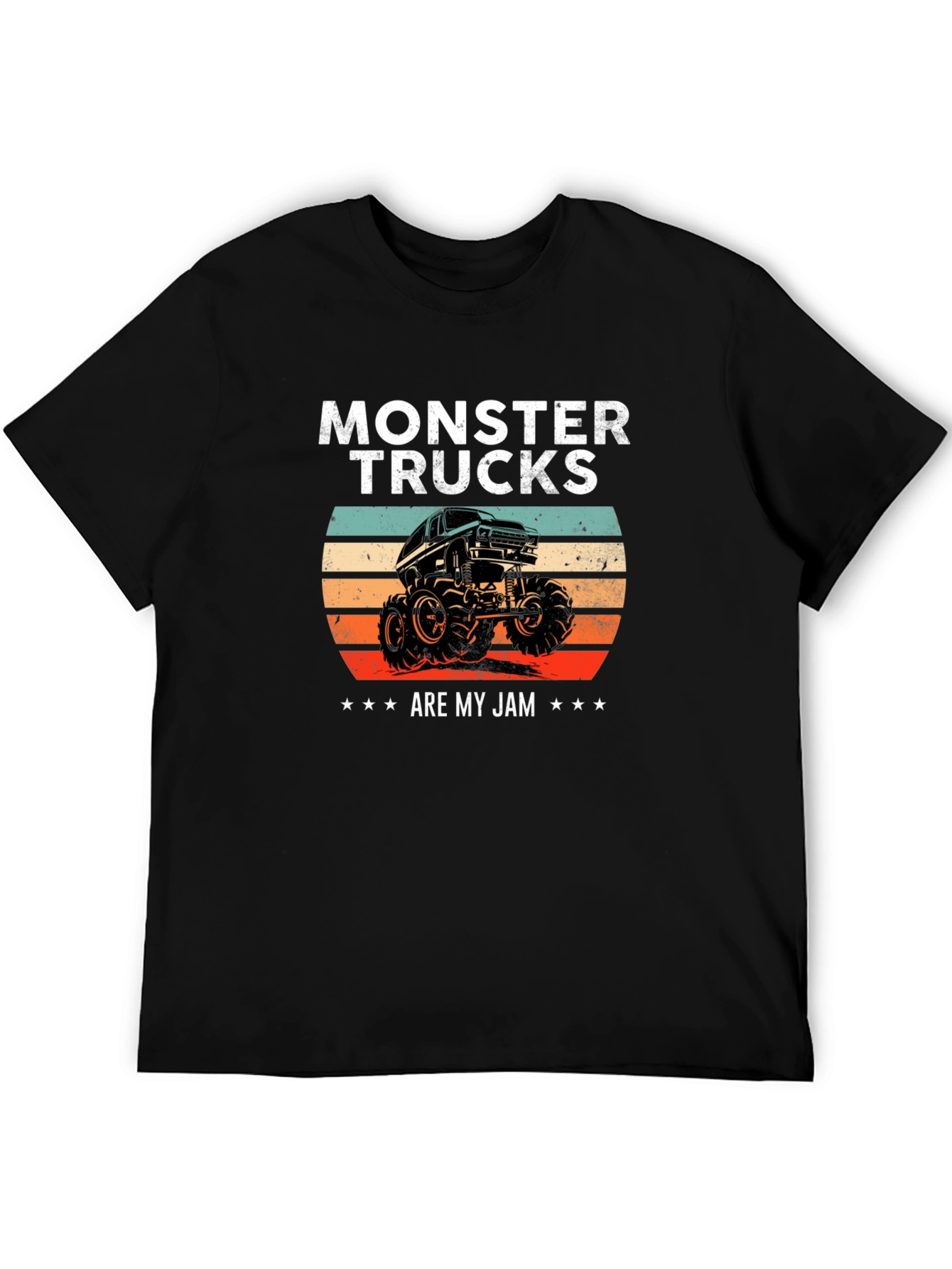 Monster Truck Retro Graphic T-Shirt